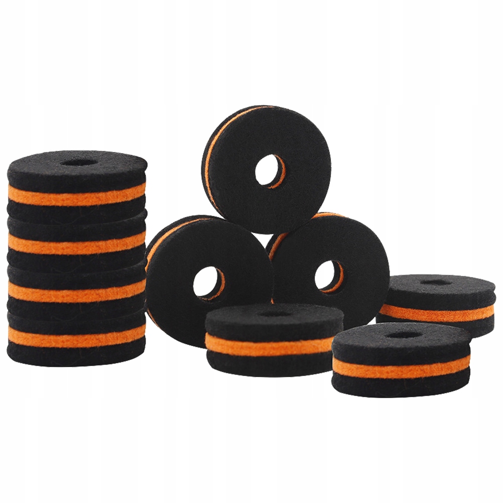 ZESTAW 10 SZT. OCHRONNYCH TALERZY PERKUSJI Marka bez marki