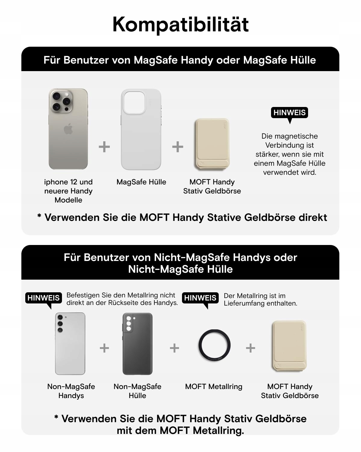 MOFT Uchwyt Na Karty I Statyw Do Telefonu Z Regulacją Kąta Magnetyczny — miniatura 7