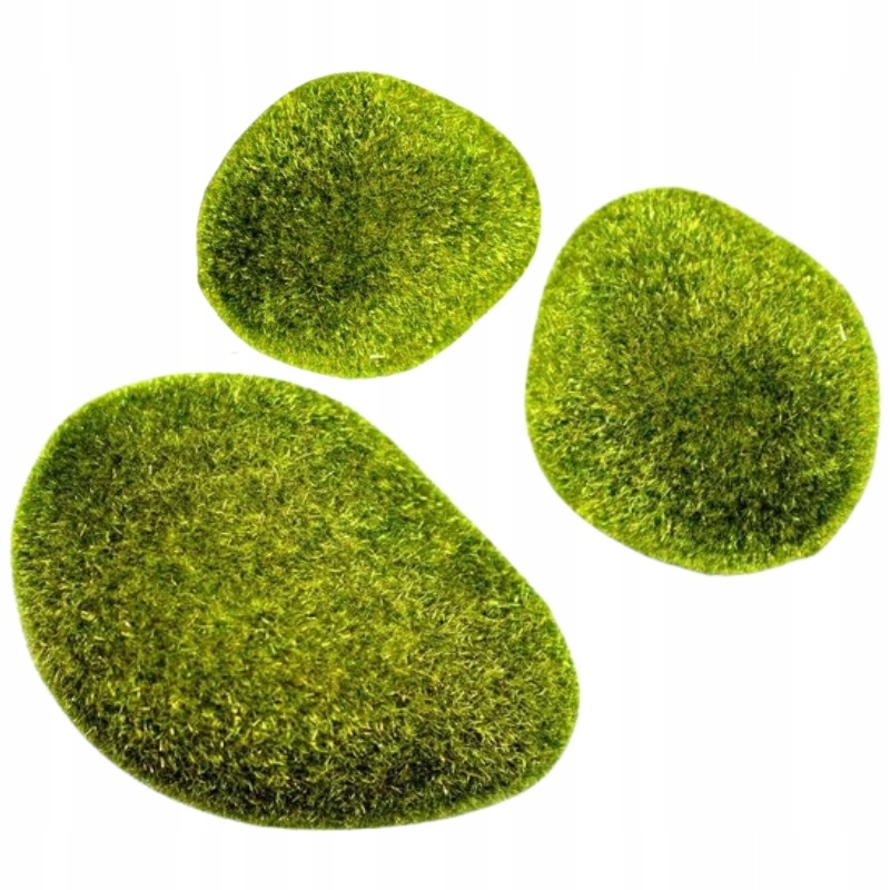 

Kamienie omszałe ozdobne z mchu mech do dekoracji