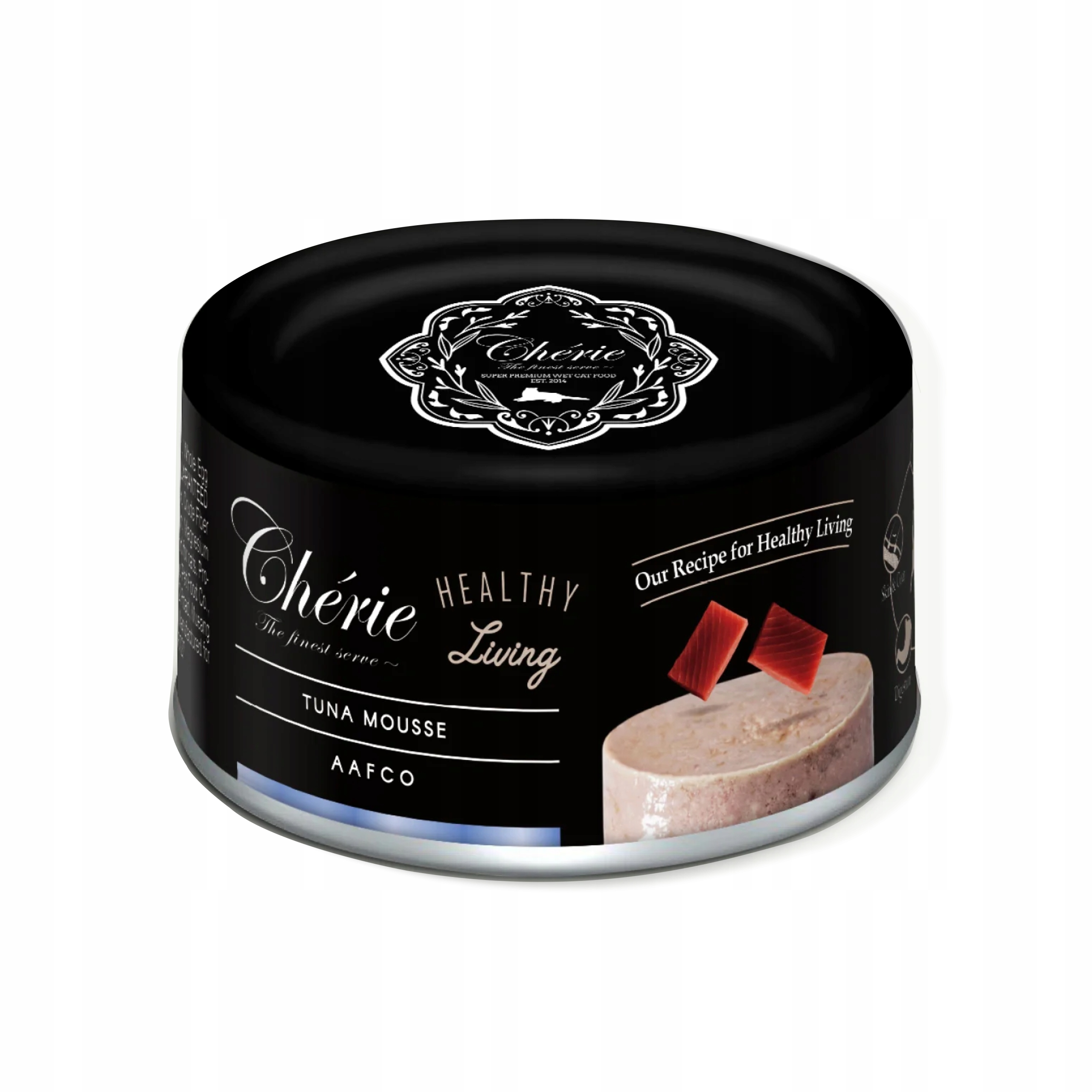 Chérie Premium mokré krmivo pro kočky adult Healthy Living Tuňák 24x80g