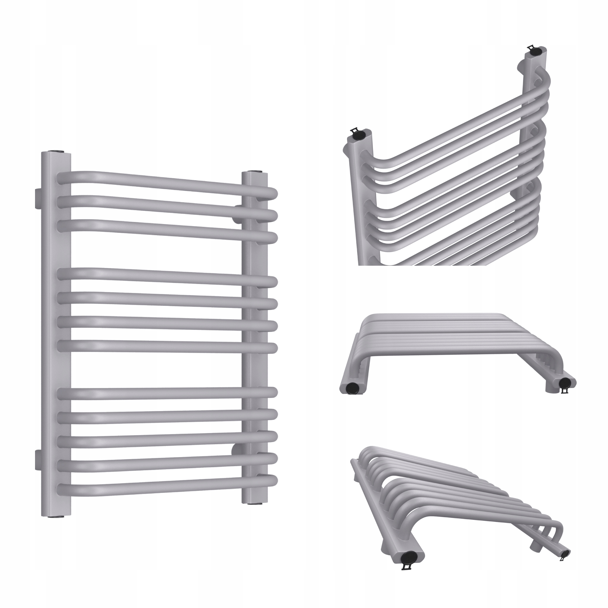 Koupelnový Radiátor Stella 720x650 4 Únor Silver