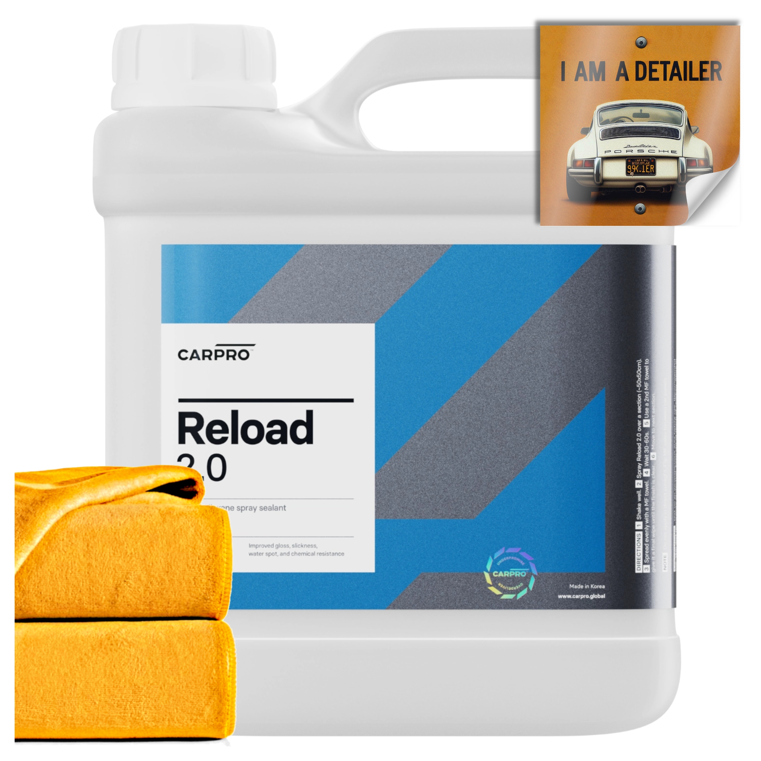 CarPro Reload 2.0 Sealant na keramické nátery Hydrofóbna vrstva 4L