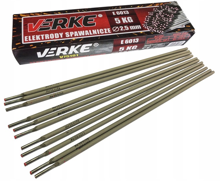 ELEKTRODY SPAWALNICZE 2,5mm 5kg RUTYLOWE RÓŻOWE Średnica 2.5 mm