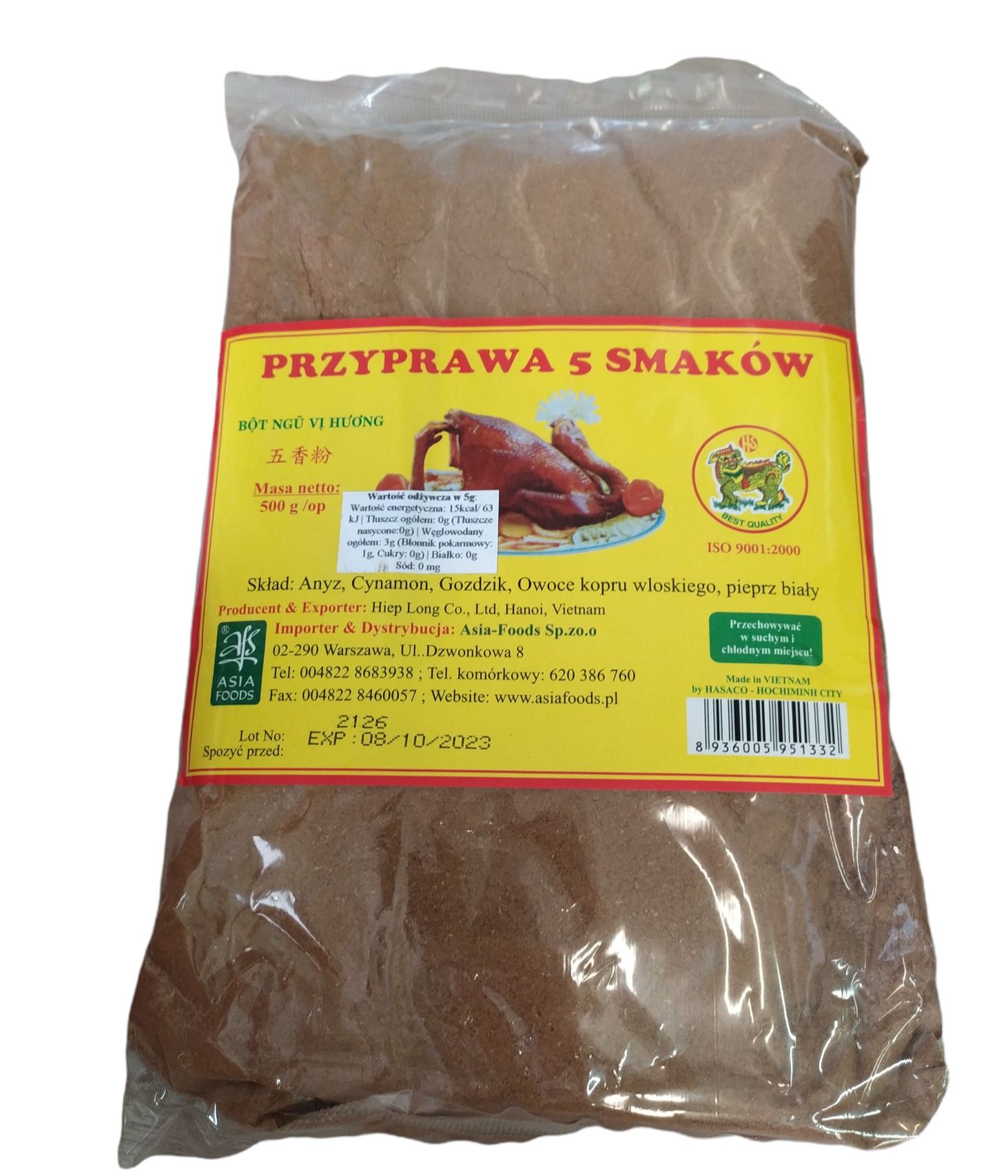 Przyprawa pięciu smaków Hl 500g