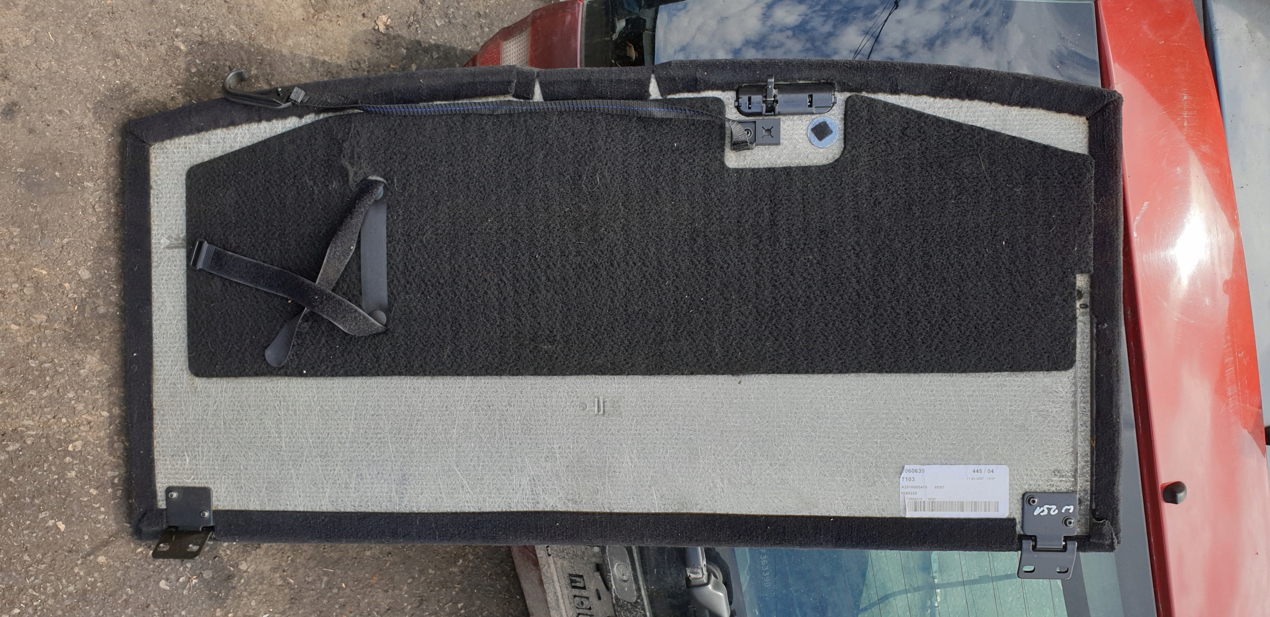 floor mats boot floor car carpet MERCEDES R W251 OE EU