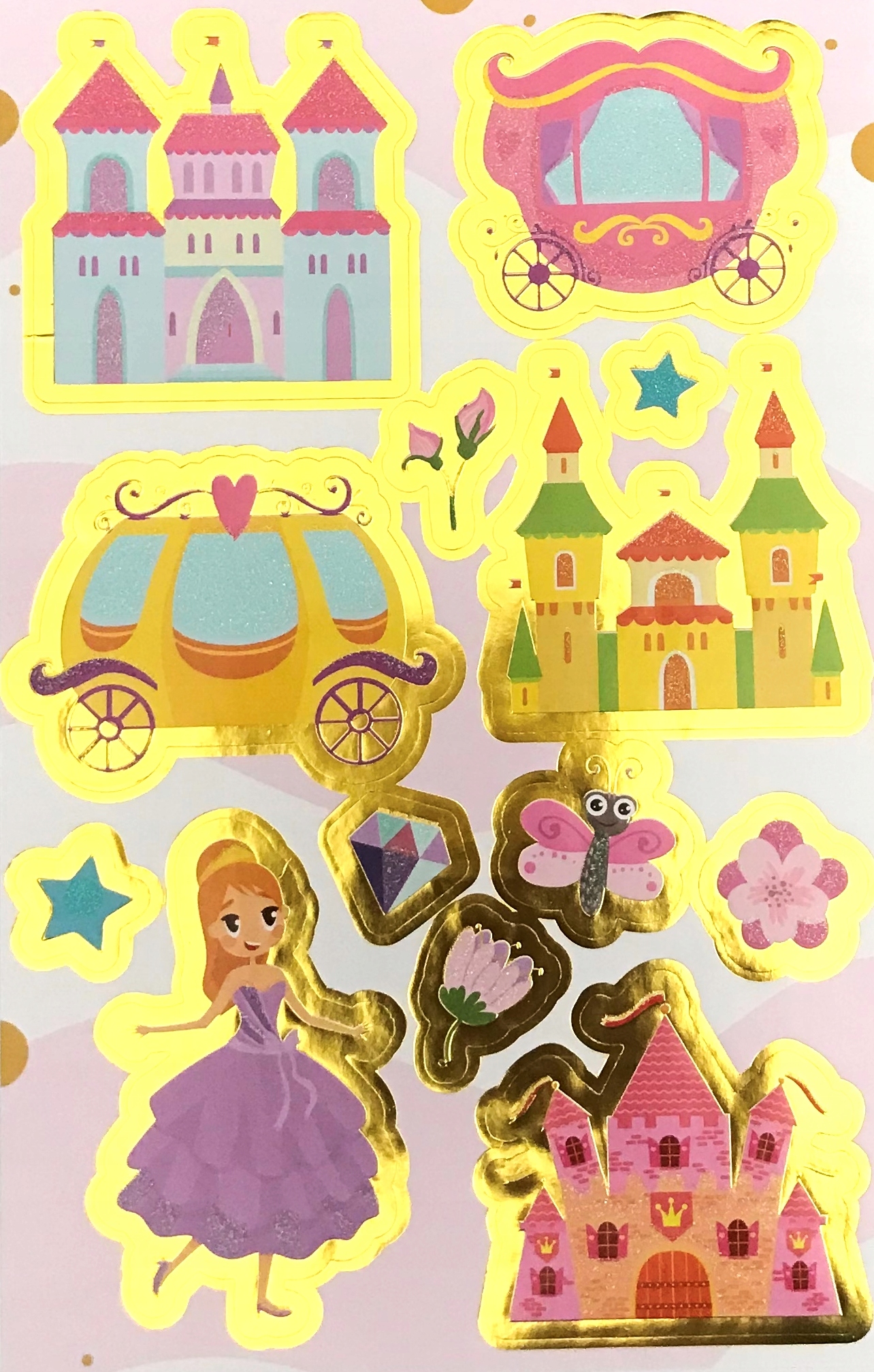 Naklejki dla dzieci Księżniczki