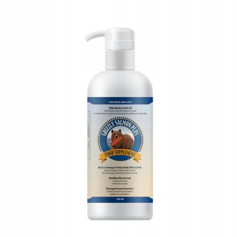 

Grizzly Olej z dzikiego łososia 500ml