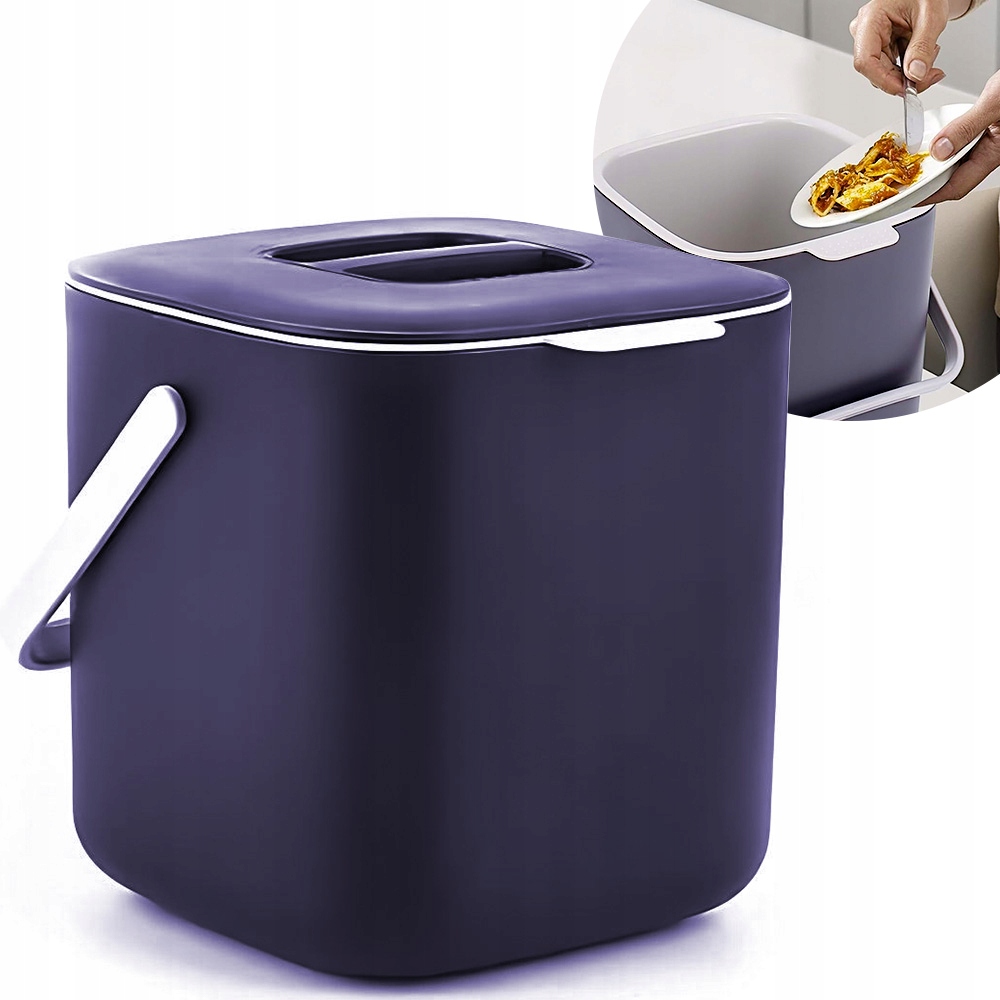 Levně Kuchyňský Koš Na Bio Odpad 4 L Kompostér S Hermetickým Víkem