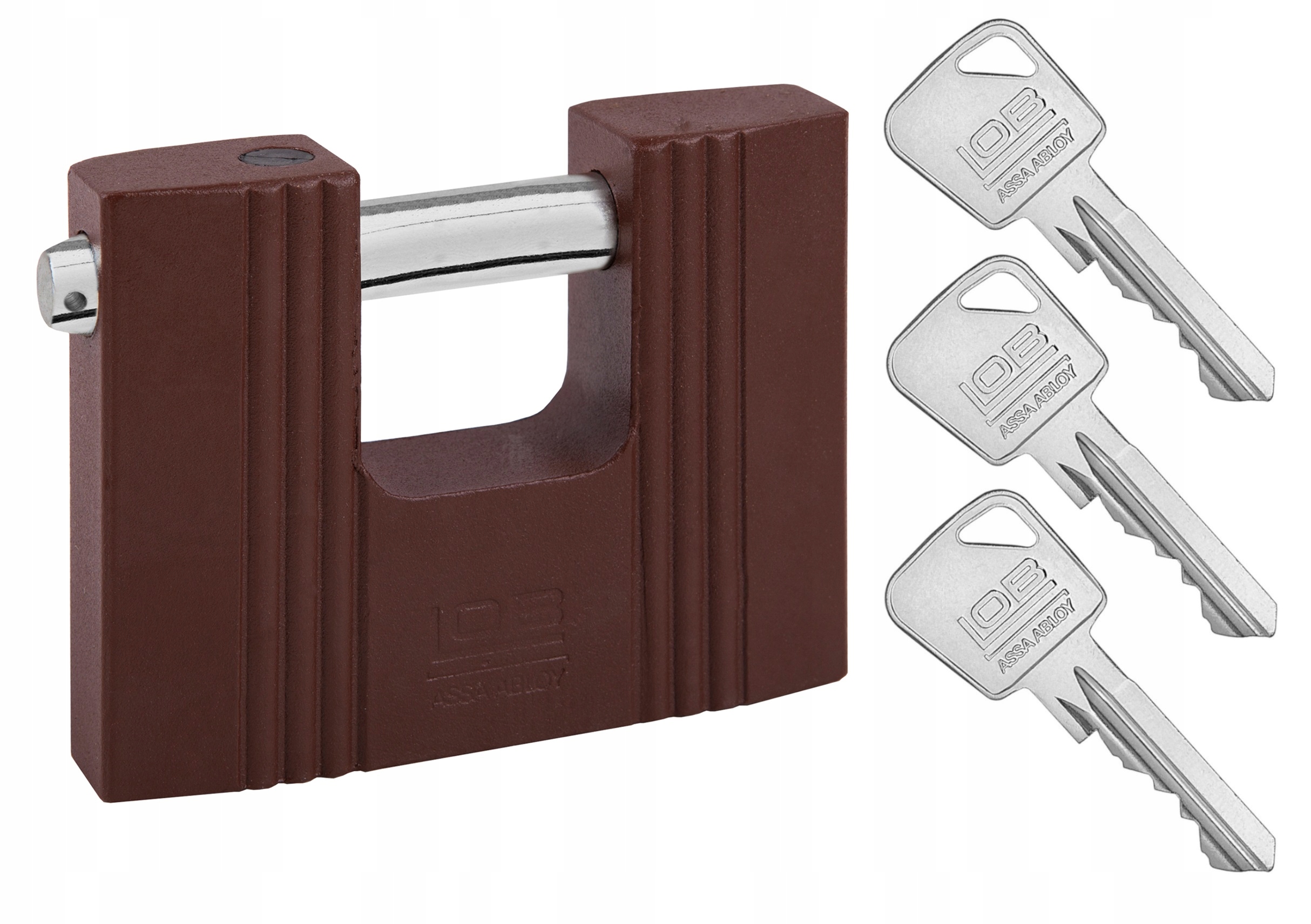 visací zámek Lob KT05 zapínací, 3 klíče