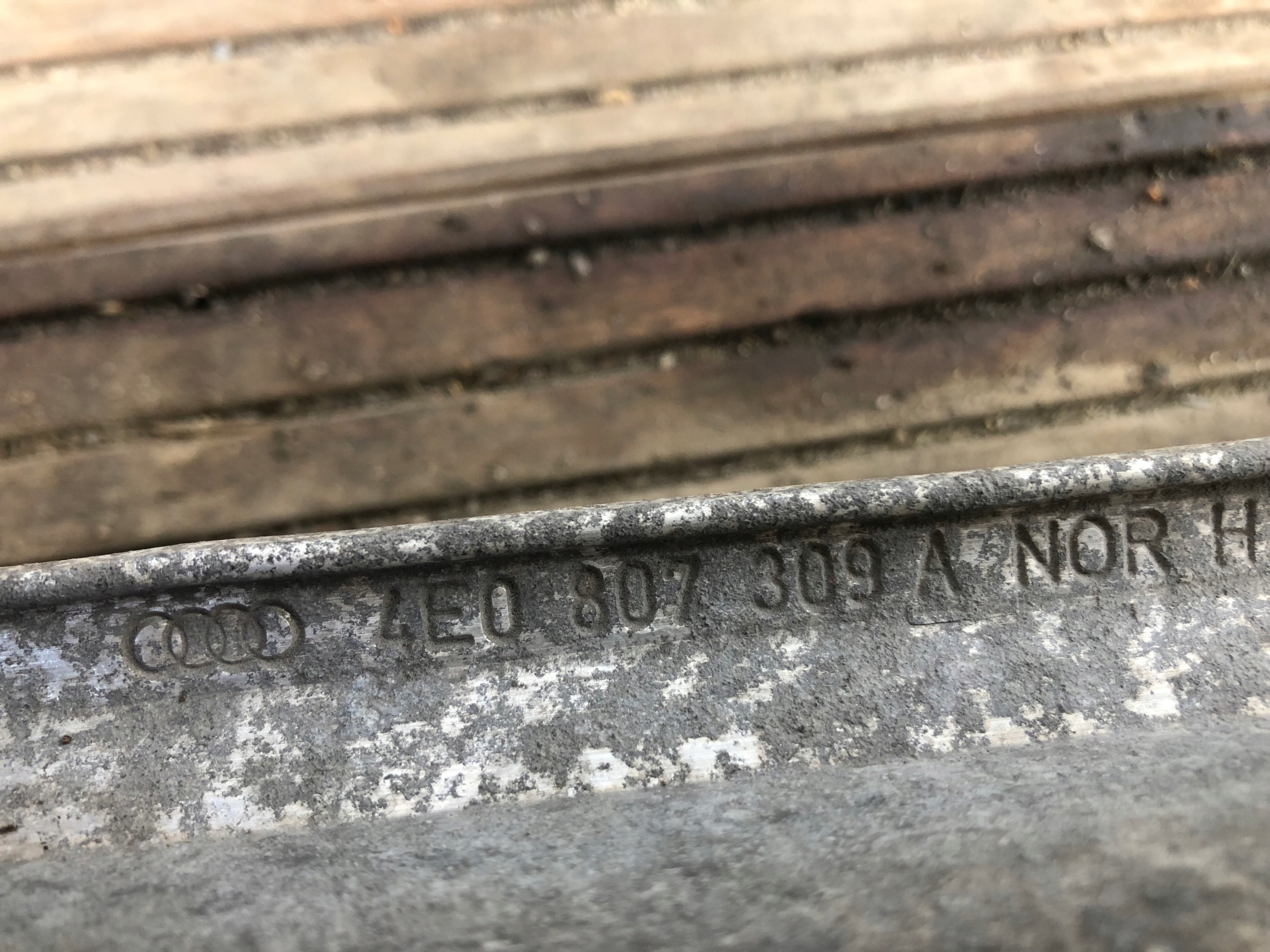 AUDI A8 D3 sider pillar rear part 4E0807309A