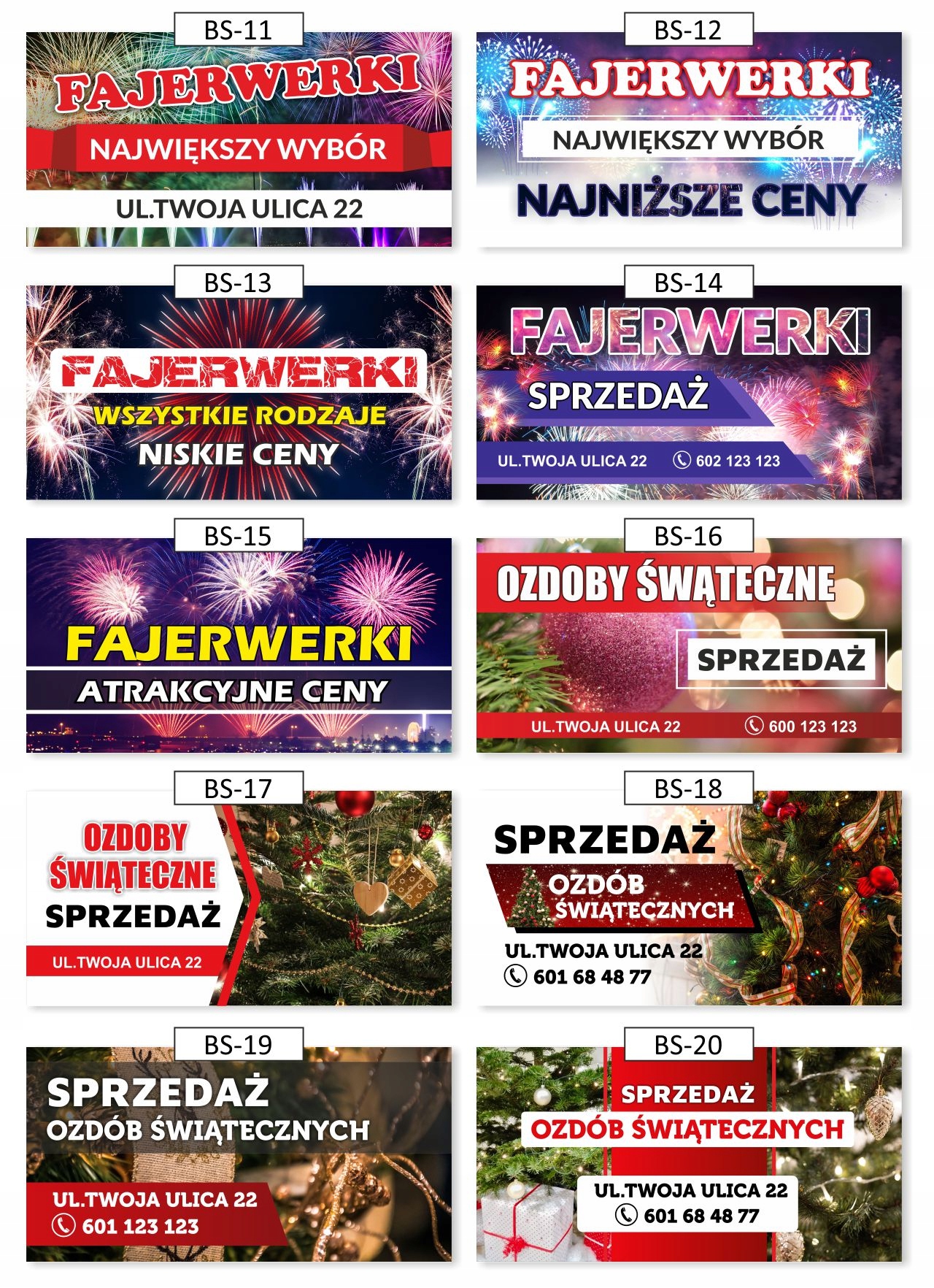 BANER REKLAMOWY 1x2m SPRZEDAŻ KARPIA WIGILIA Oczkowanie co 50 cm