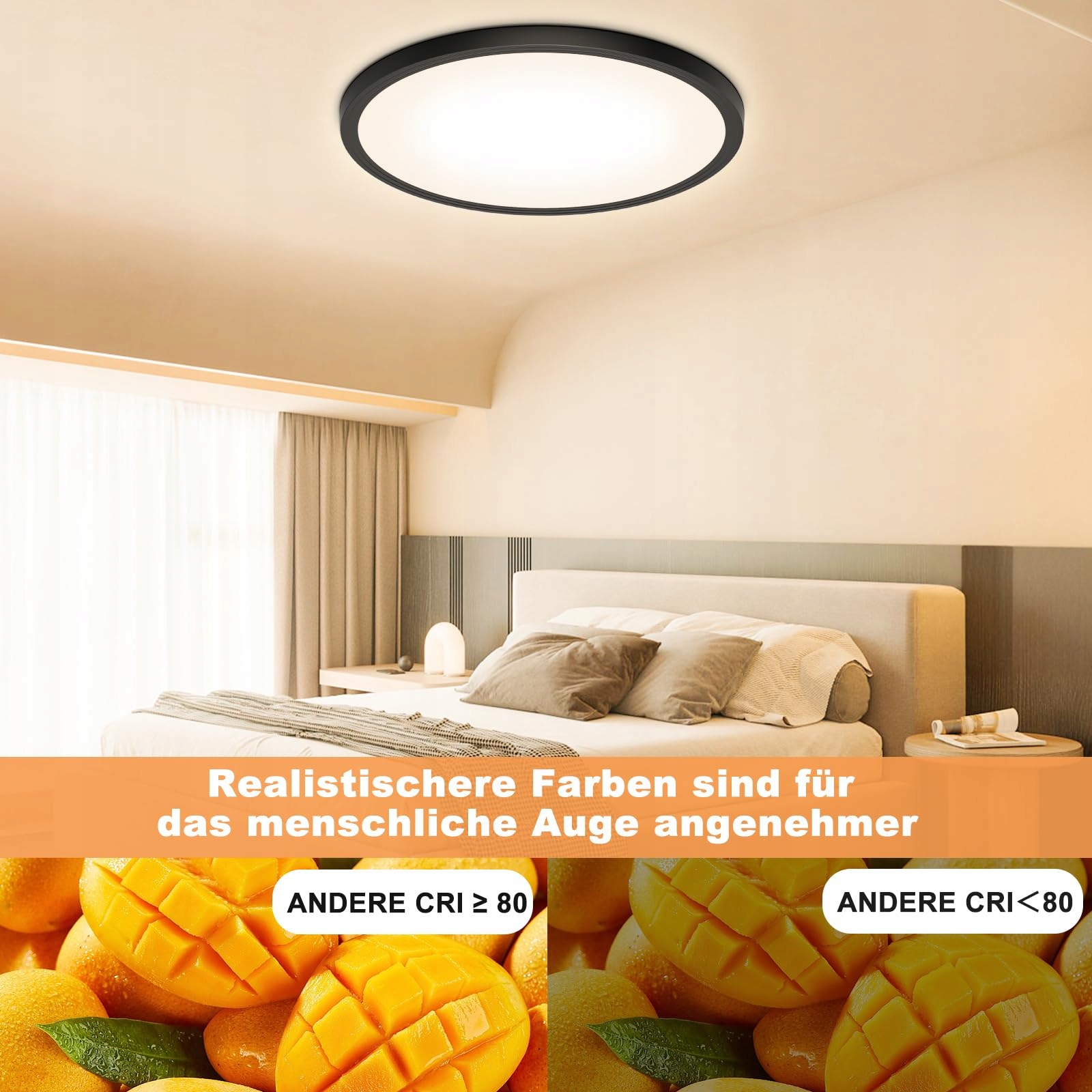 LED OUILA Nowoczesna Lampa Sufitowa LED 18W 3000K IP44 — miniatura 5