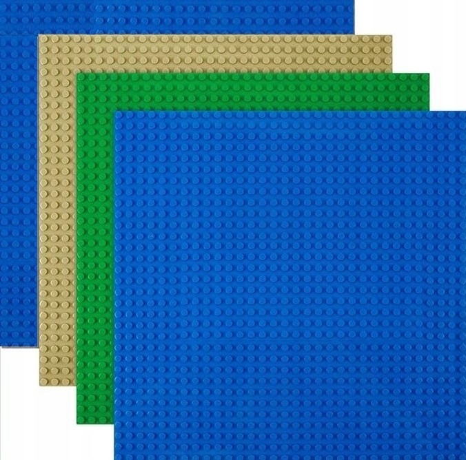 Płytka Konstrukcyjna Do Klocków Lego Podstawka 25,5 X 25,5CM Zestaw 4 Sztuk