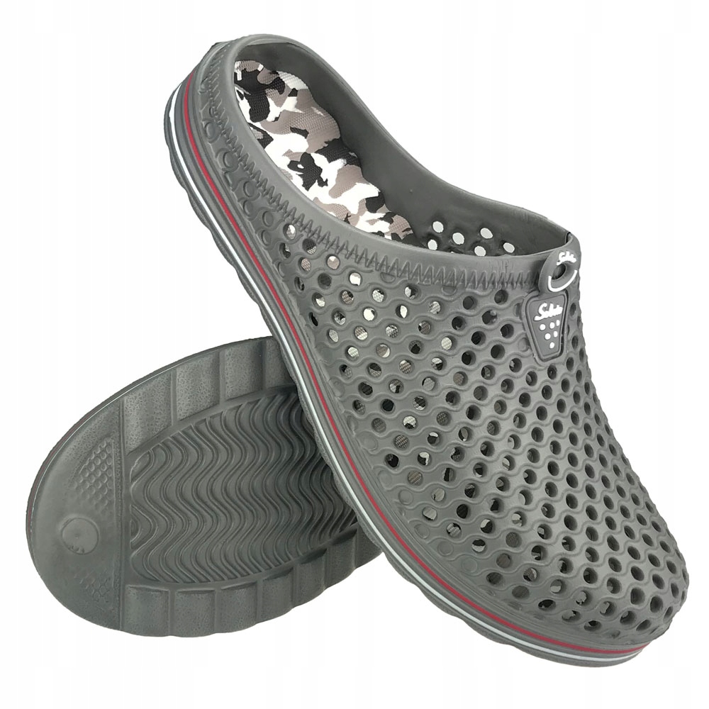 

Chodaki klapki piankowe Kroksy Sprint Szare 42