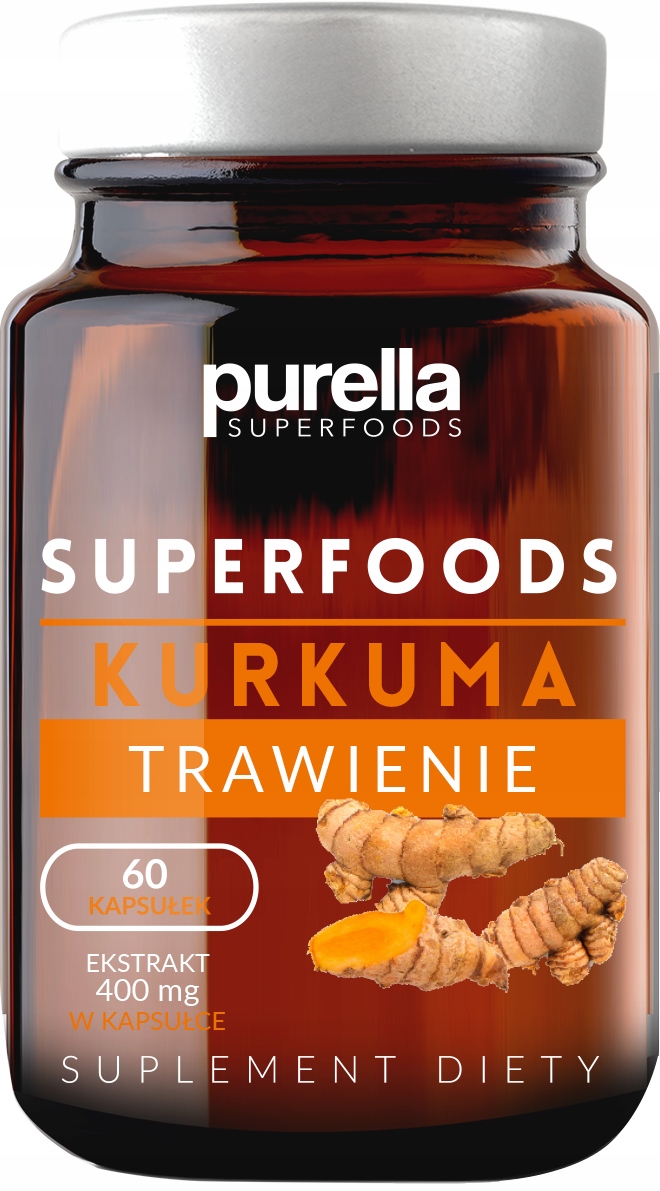 PURELLA SUPLEMENT DIETY SUPERFOODS Kurkuma Piperyna w kapsułkach 60 kaps x6 EAN (GTIN) 5905475035401