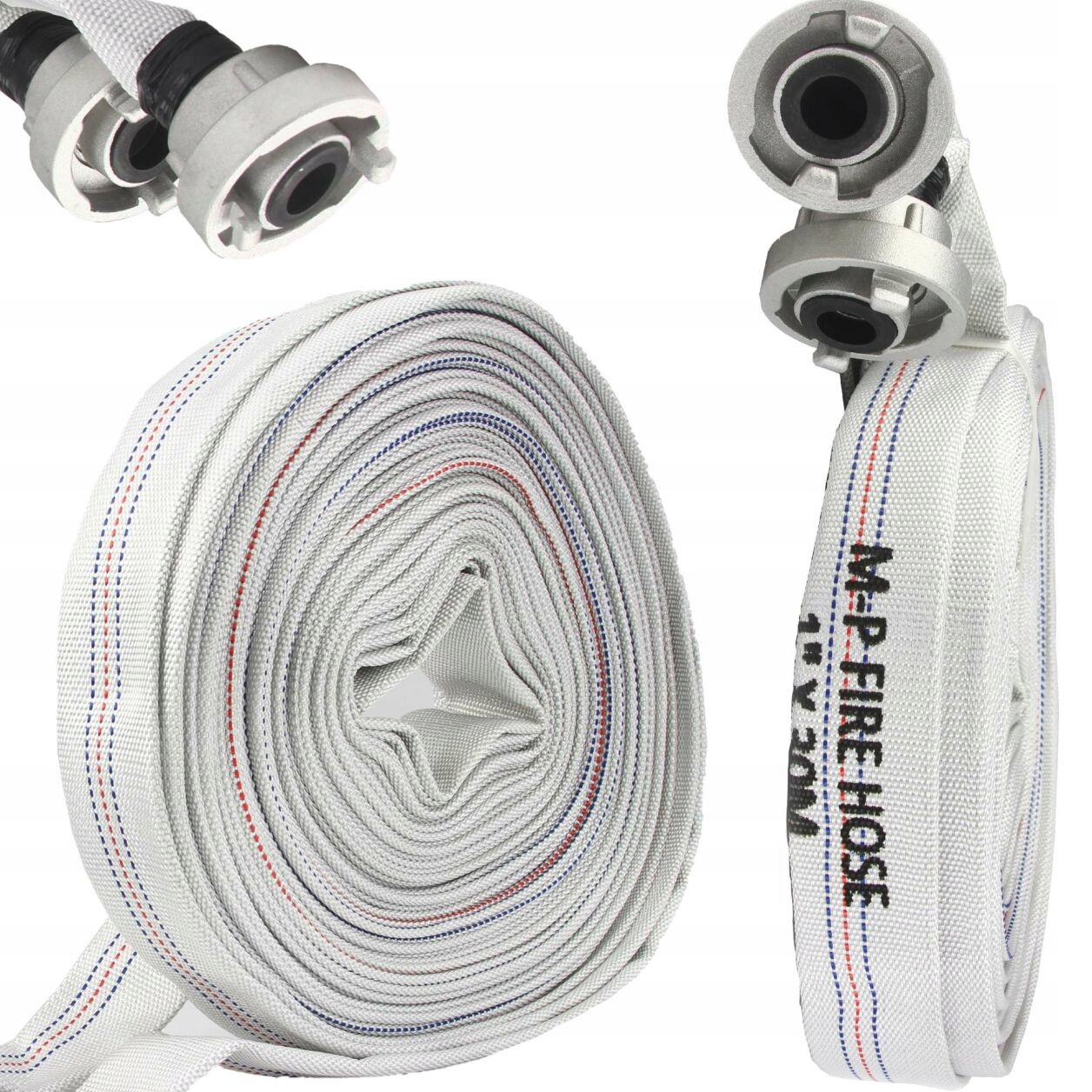 Wąż Strażacki Do Szamba Brudnej Wody 1" 30 M Ze Złączkami