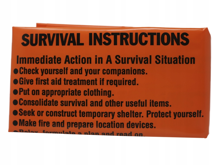 Worek ratunkowy survivalowy wielofukcyjny BCB