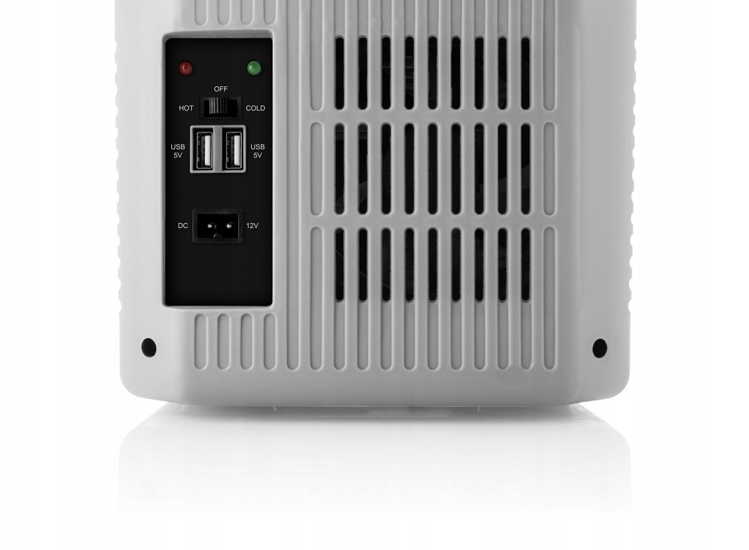 Lodówka turystyczna Hyundai HYUMC08 8l szara Zasilanie gniazdo zapalniczki samochodowej