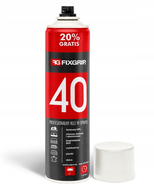 Fixgrip 40 600 ML klej kontaktowy w sprayu
