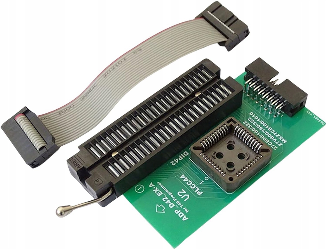Adaptér Eprom 27Cx00 DIP42 ZIF/PLCC44 v2 XGecu T48
