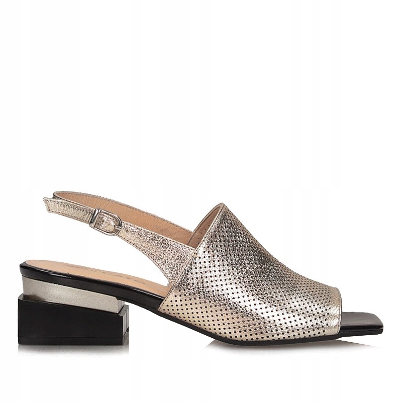 Dámské sandály Boccato 335.5060 29-53 T S.altn zlaté kožené na podpatku