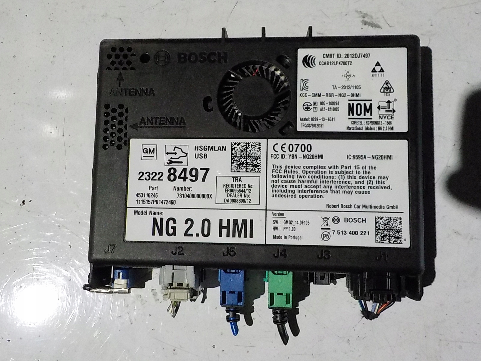 OPEL INSIGNIA modul Bedienteil Navigation 23228497