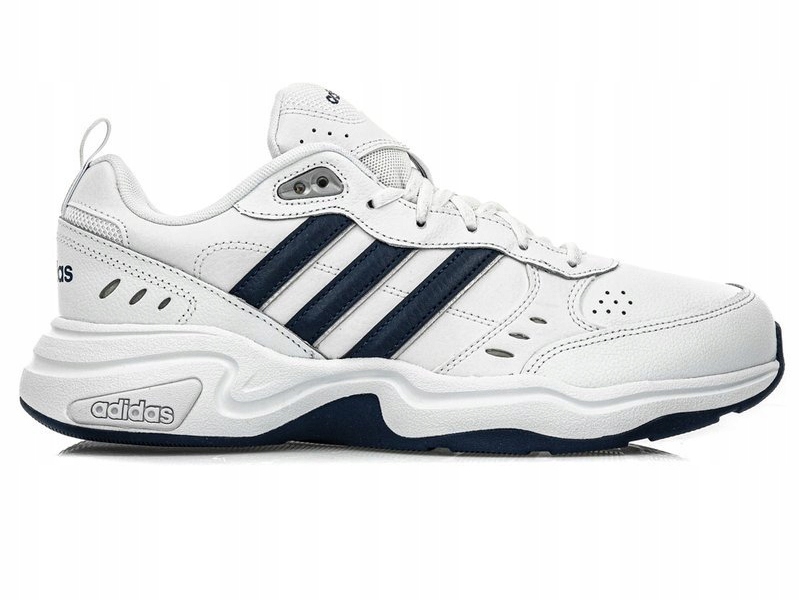 Pánské boty Adidas Strutter EG2654 kožené bílé sportovní 46