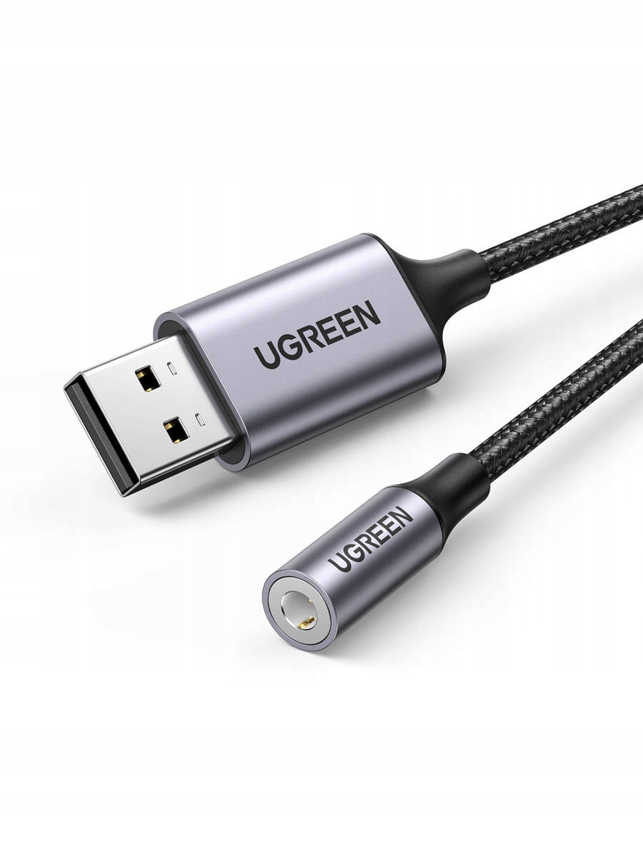 Adapter audio UGREEN CM477, USB do Mini Jack 3.5mm