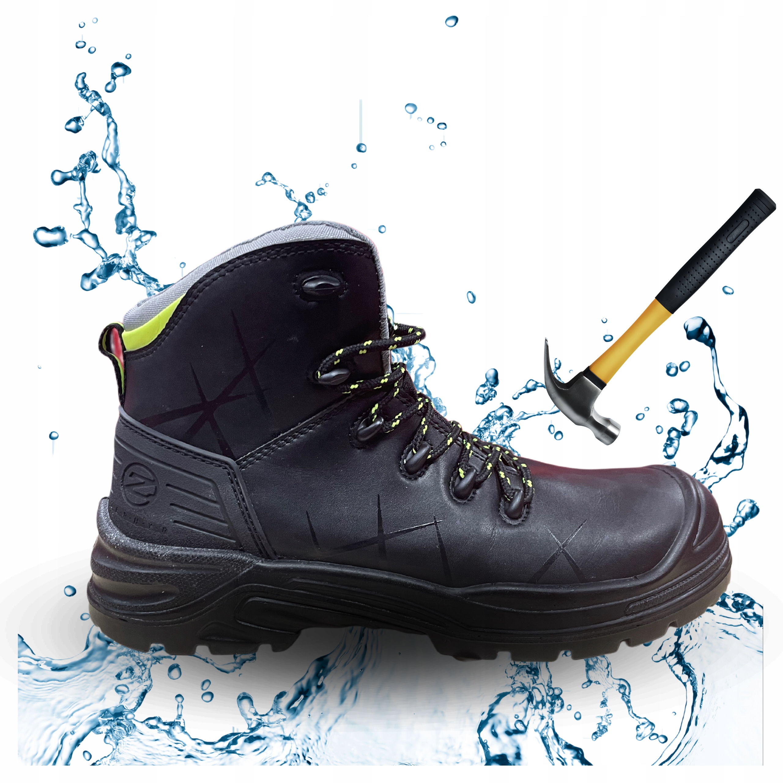 Trzewiki Robocze Męskie ZX38 Zephyr rozmiar 43 S3 Src Metal Free wytrzymałe