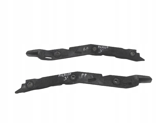 CITROEN C4 PICASSO 06- ŚLIZGI UCHWYTY ZDERZAKA PRZÓD 9656670980 9656671080