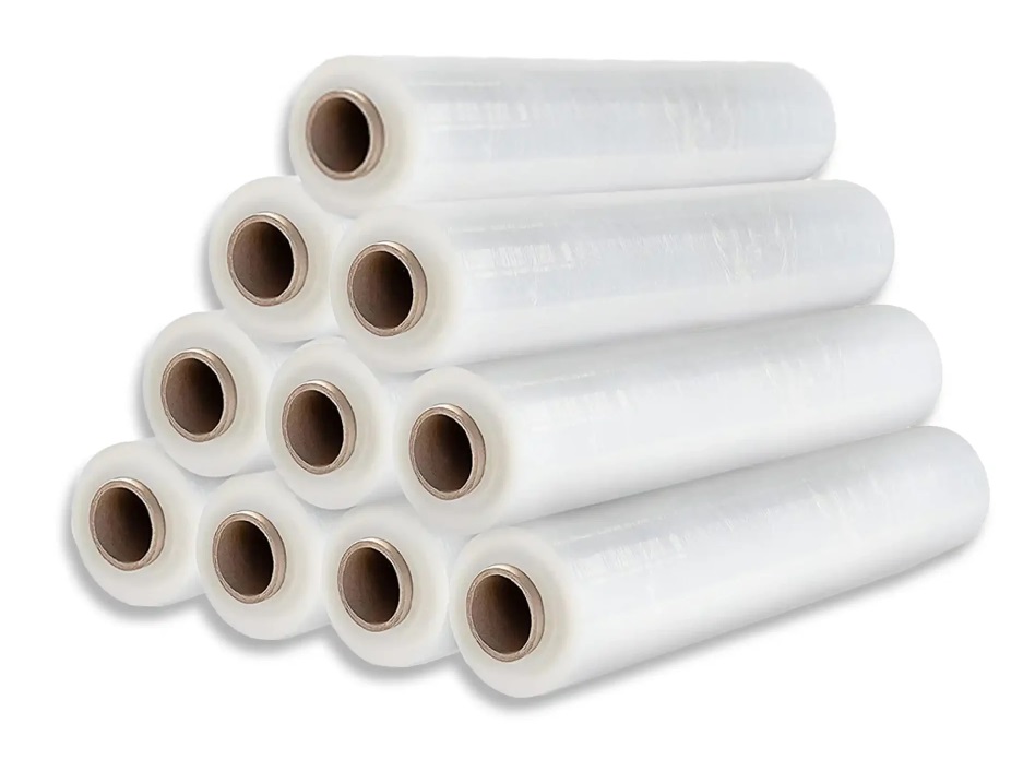 Fólie Stretch Transparentní 2.5 kg hrubá. 10 kusů v balení. (25 kg)