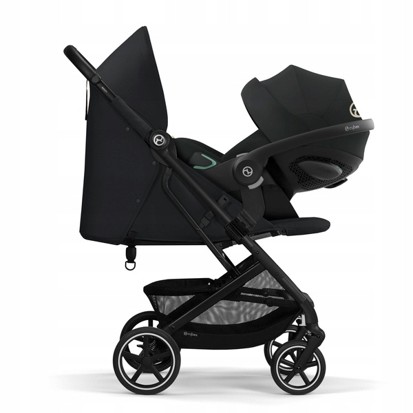 Cybex Beezy Wózek Spacerowy Rama Czarna Magic Black 2024 Liczba kół 4