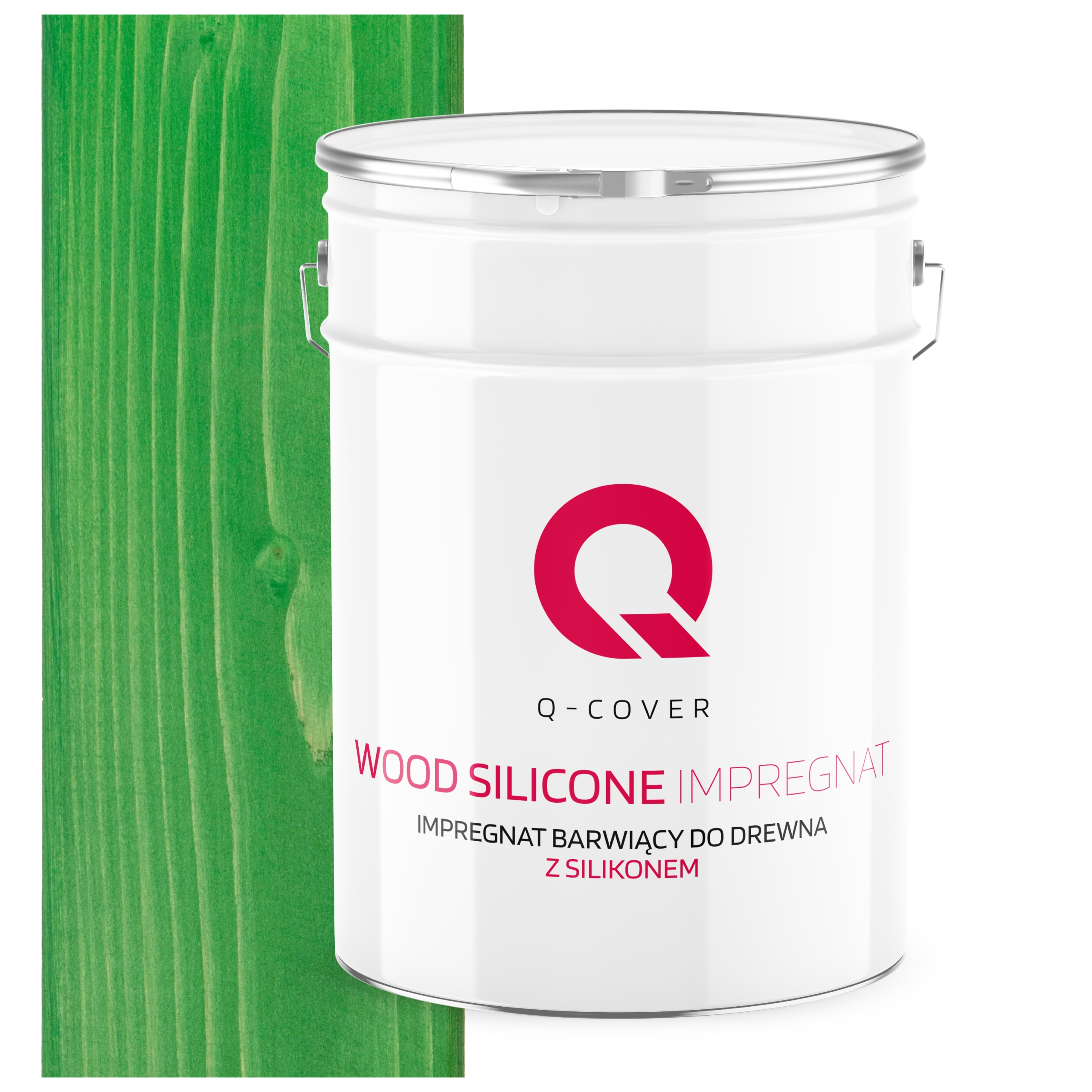 Impregnácia Na Drevo Extra Farba S Ochranným Silikónom Farba Zelená Mätová 10 L