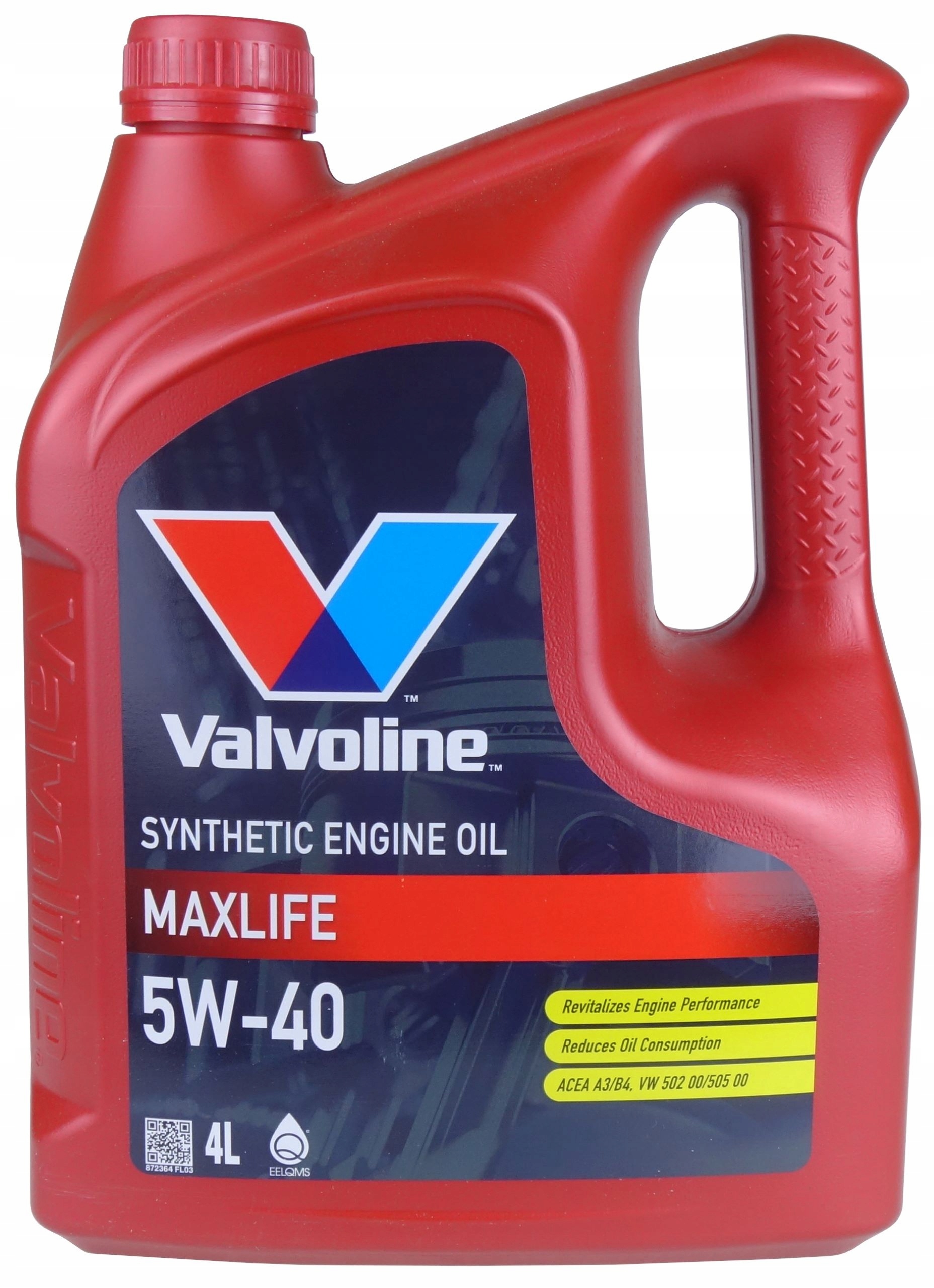 Olej silnikowy Valvoline Maxlife 4l 5W-40 Zawieszka