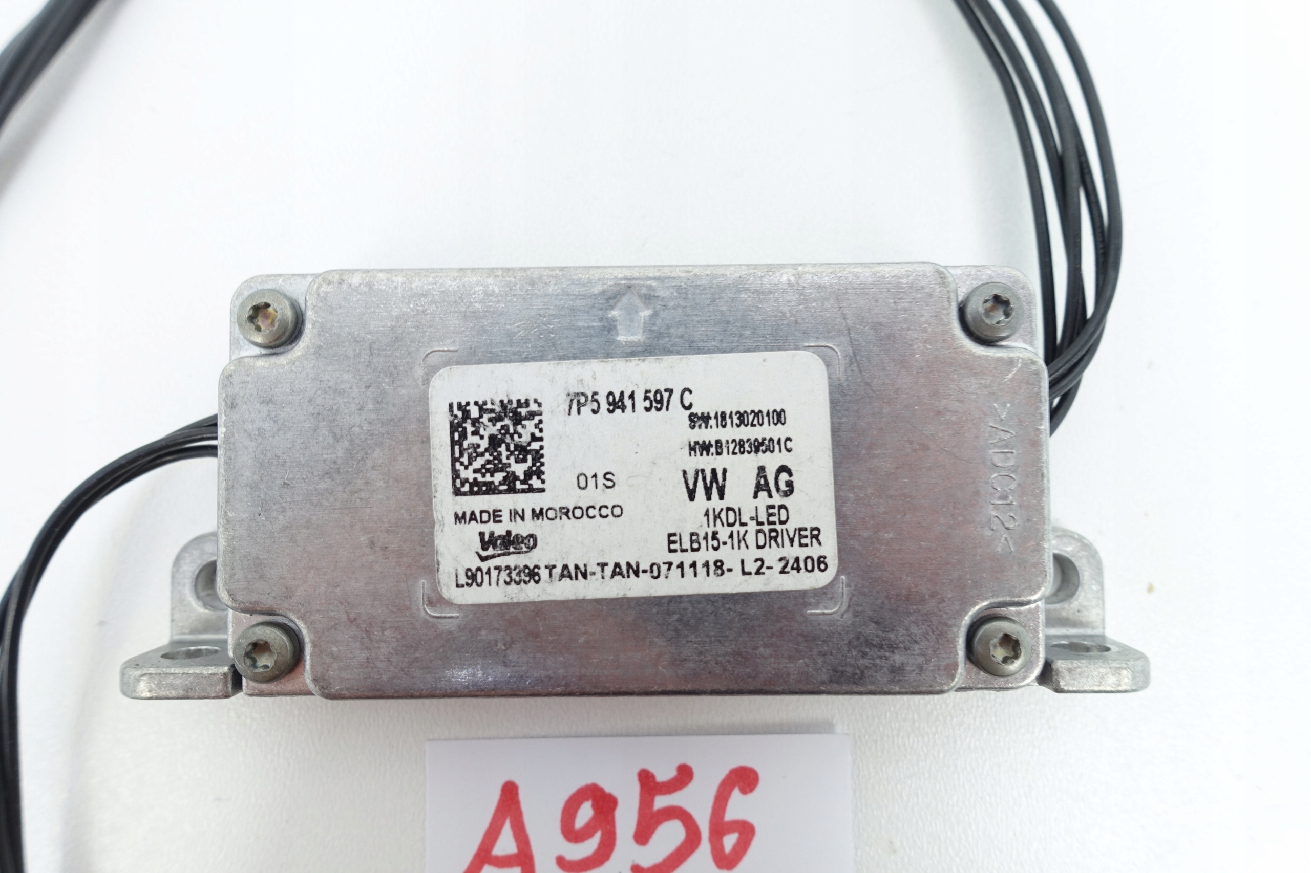 Unité de contrôle Module LED VW PORSCHE 7P5941597C