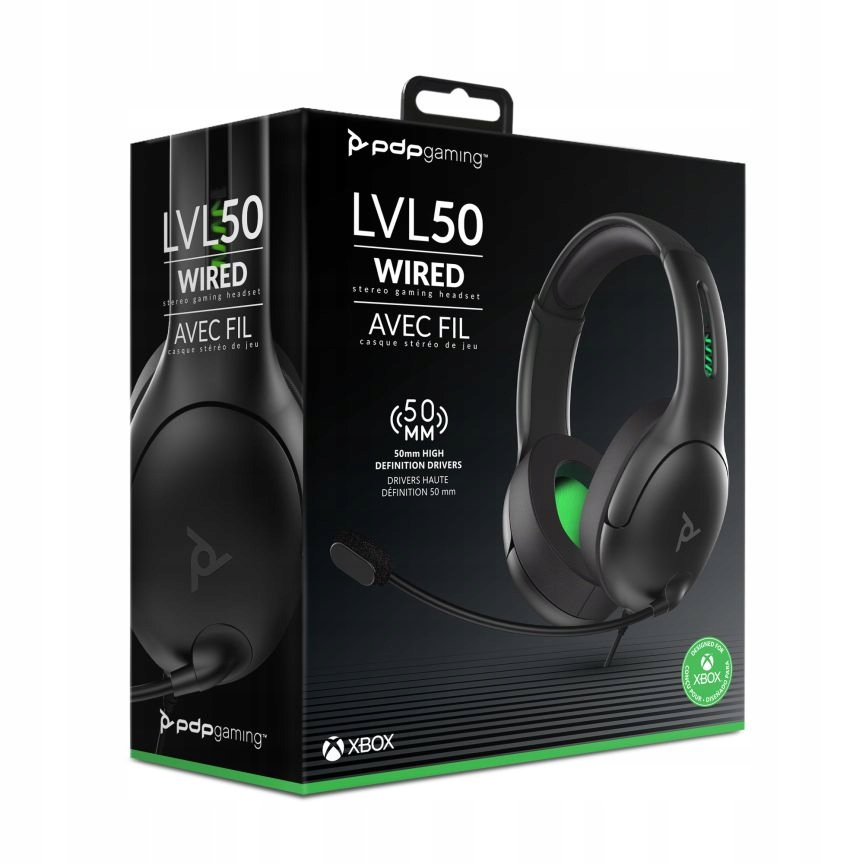 

Słuchawki Xbox One przewodowe LVL50 Pdp