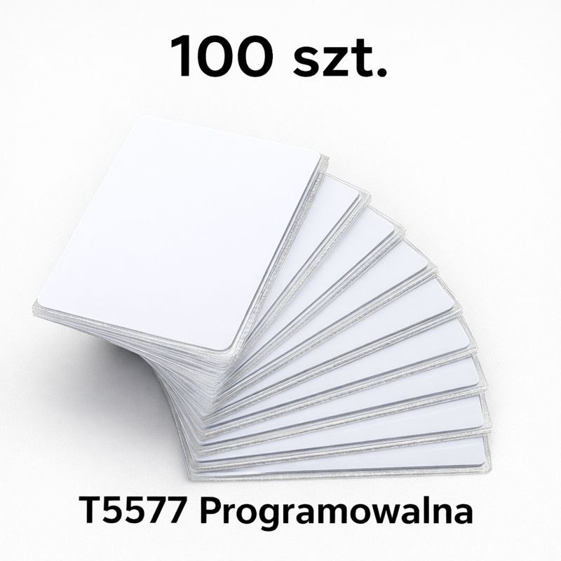 Bezkontaktní karta Rfid 125 kHz T5577 Unique Mia EMK1 100 ks