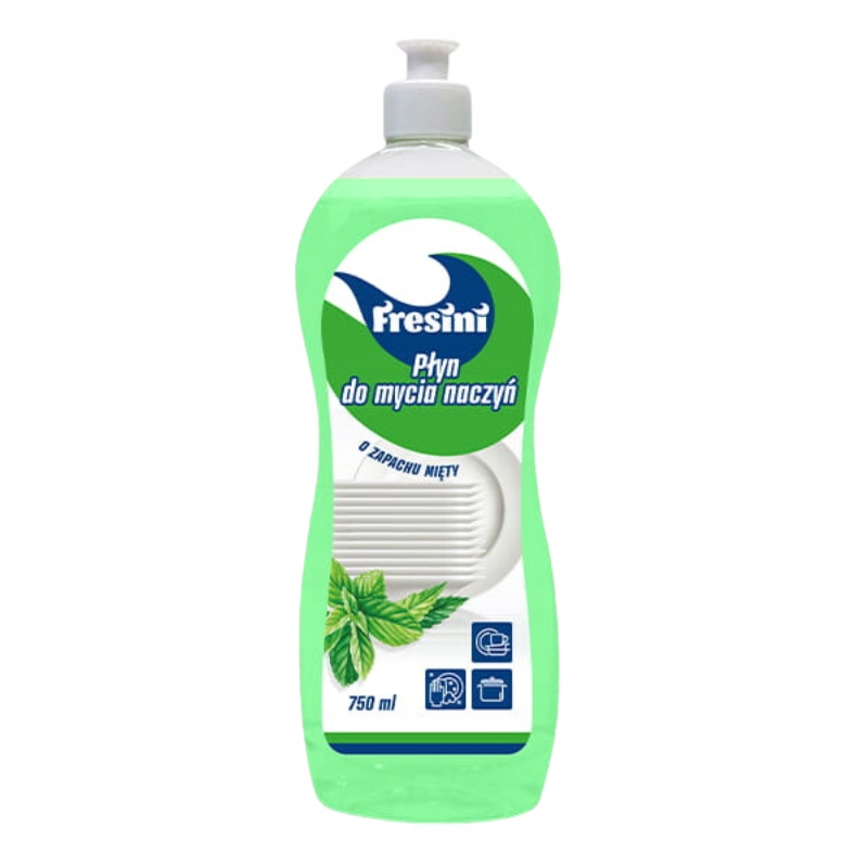 Levně 5X Fresini Tekutý prostředek na mytí nádobí Máta 750 ml