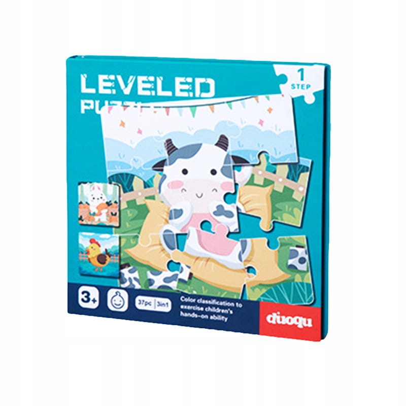 

Puzzle magnetyczne zwierzęta układanka Montessori