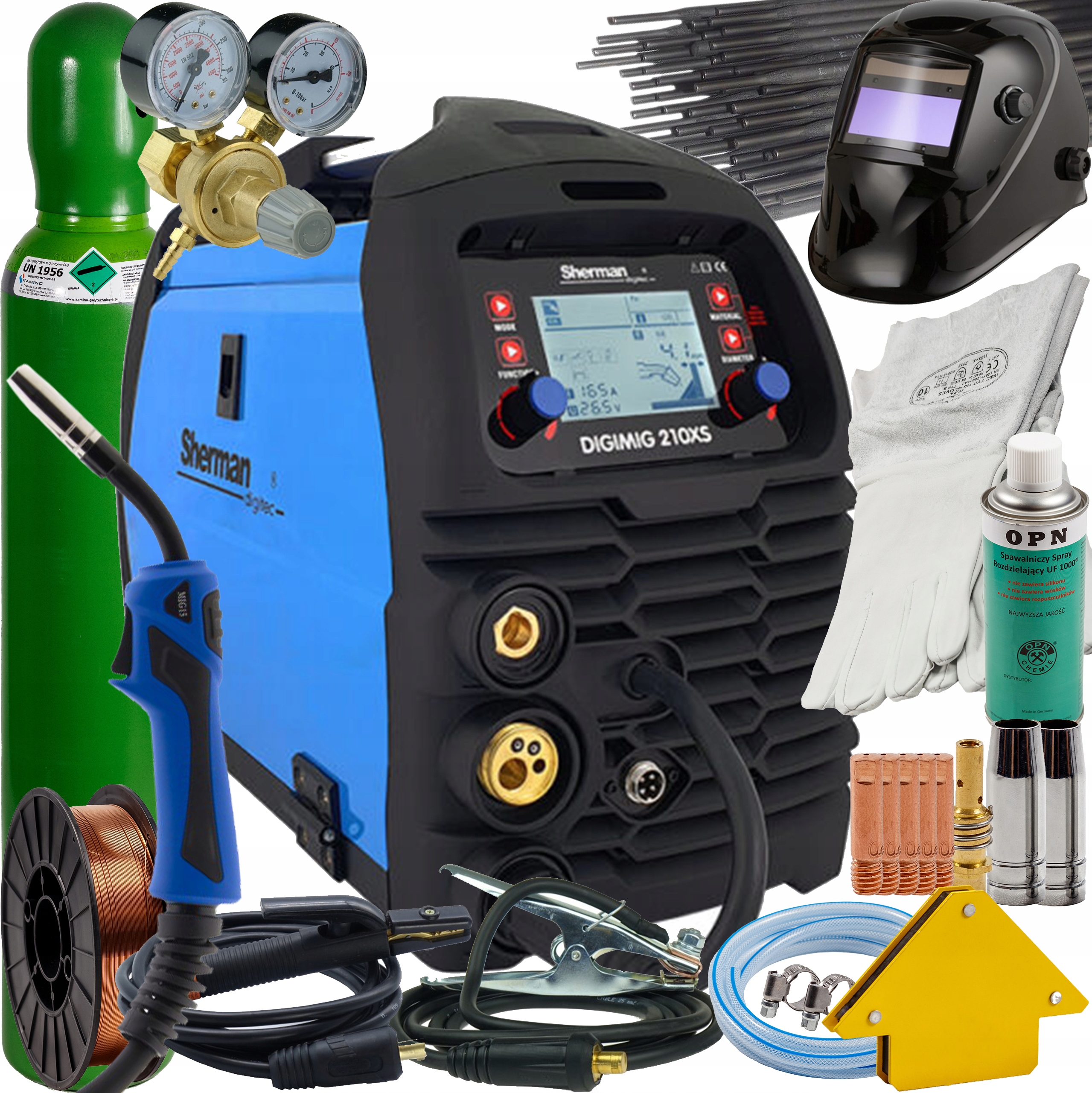 Svářečka Migomat Digimig 210XS Synergie Sherman sada 1