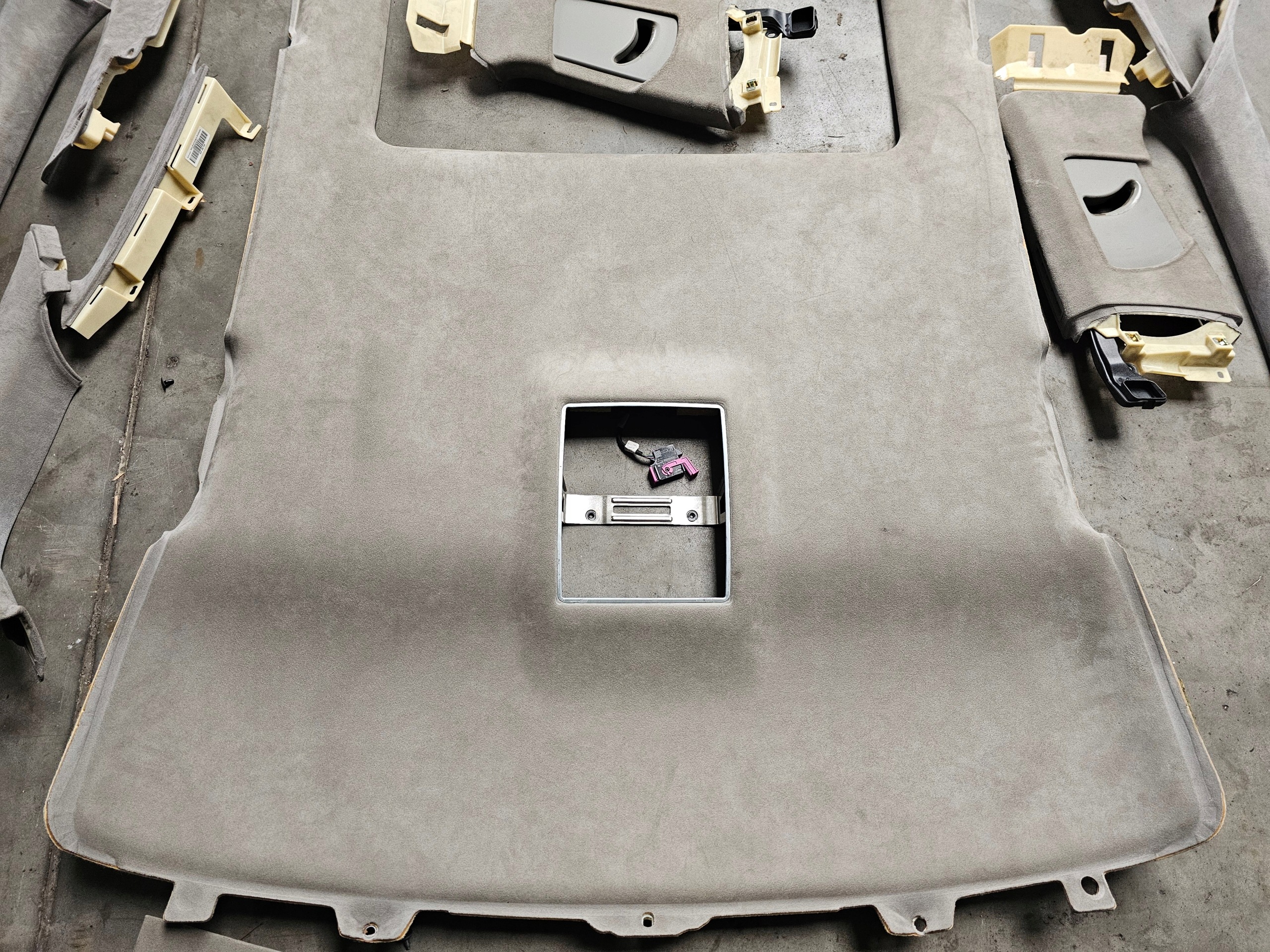 roof upholstery AUDI A8 D3 KOMPLET pillars covers