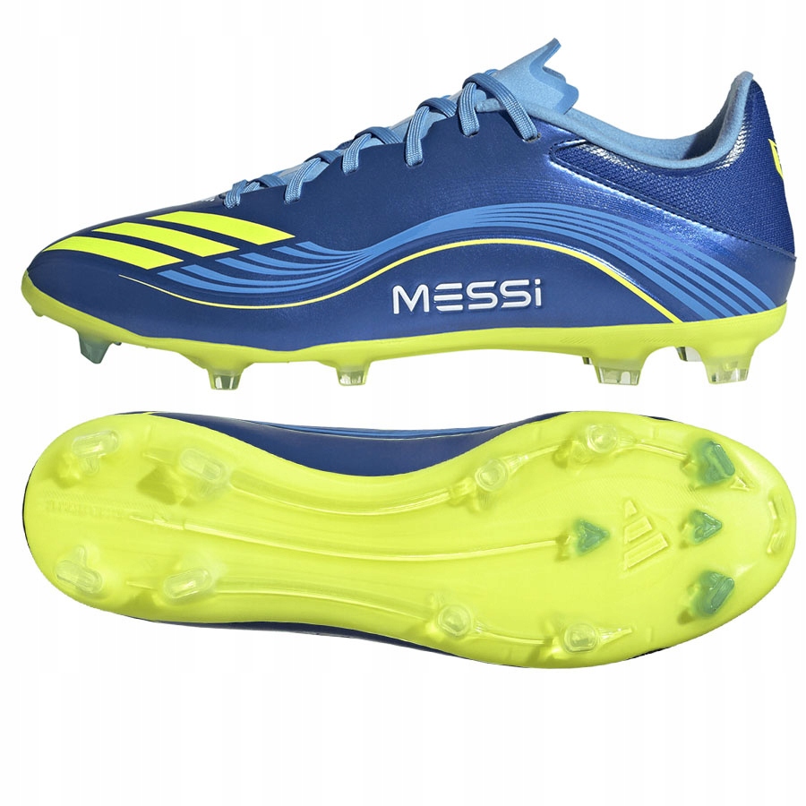 Adidas F50 League Messi Fg/mg Jr Fg (41 1/3) Boty Lanki Unisex Stříbrná