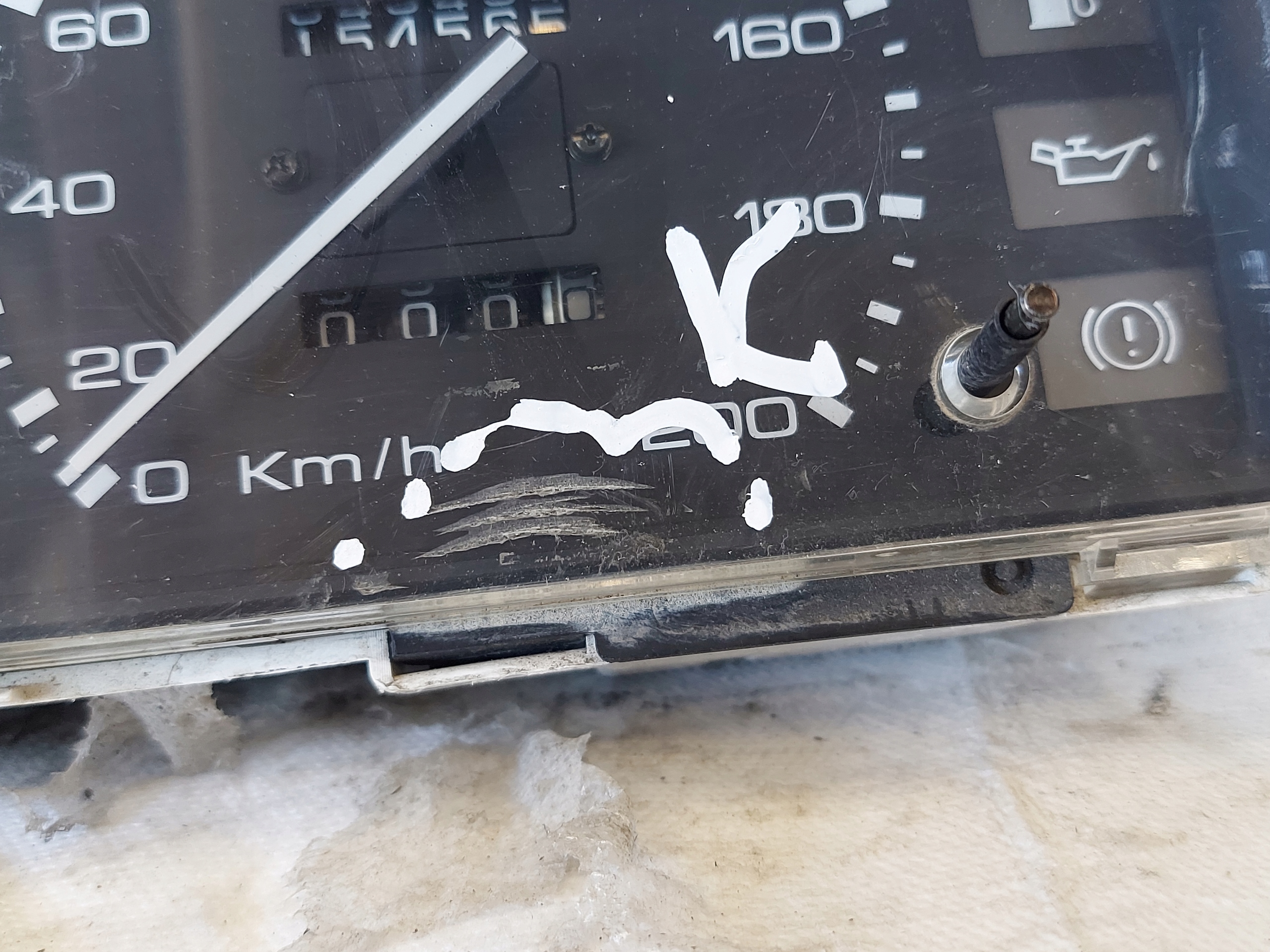 dials clock ISUZU GEMINI 894313491