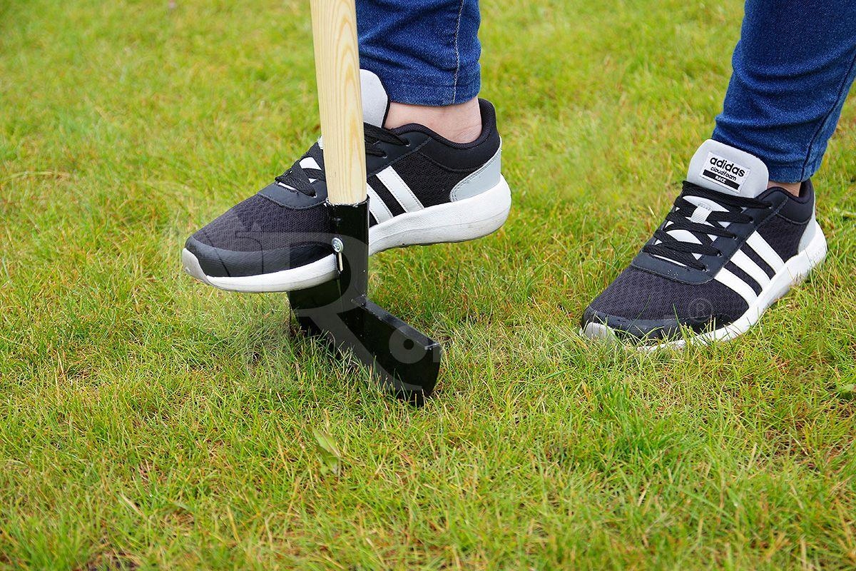 OSTRY NÓŻ OBCINAK DO DARNI KRAWĘDZI TRAWNIKA z trzonkiem do TRAWY SZPADEL Kod producenta VUN30