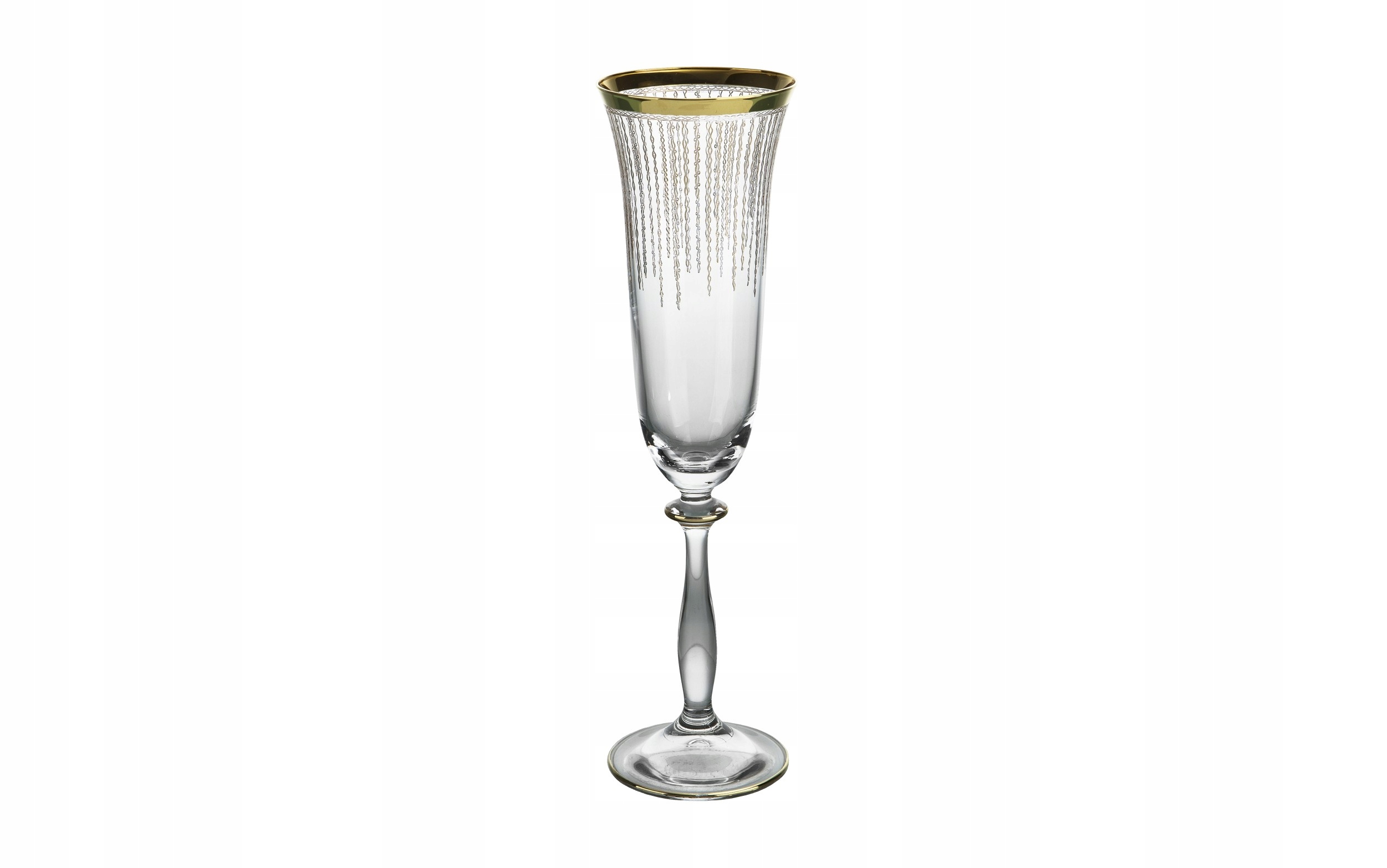 Sada 6 pohárov na šampanské 190 ml Koral Gold