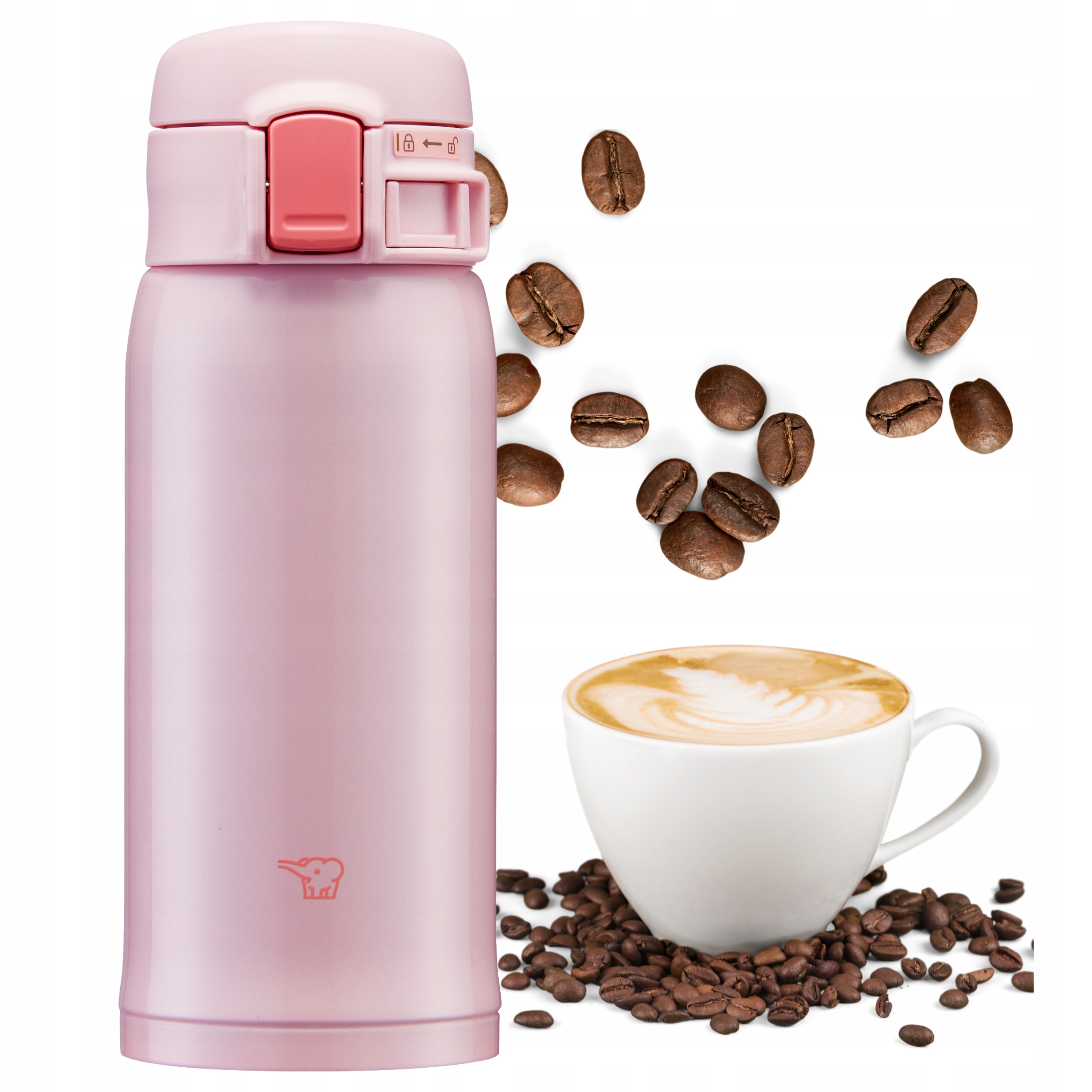 Termohrnek Zojirushi 360 ml na kávu a čaj do kanceláře SM-SR36E-PP