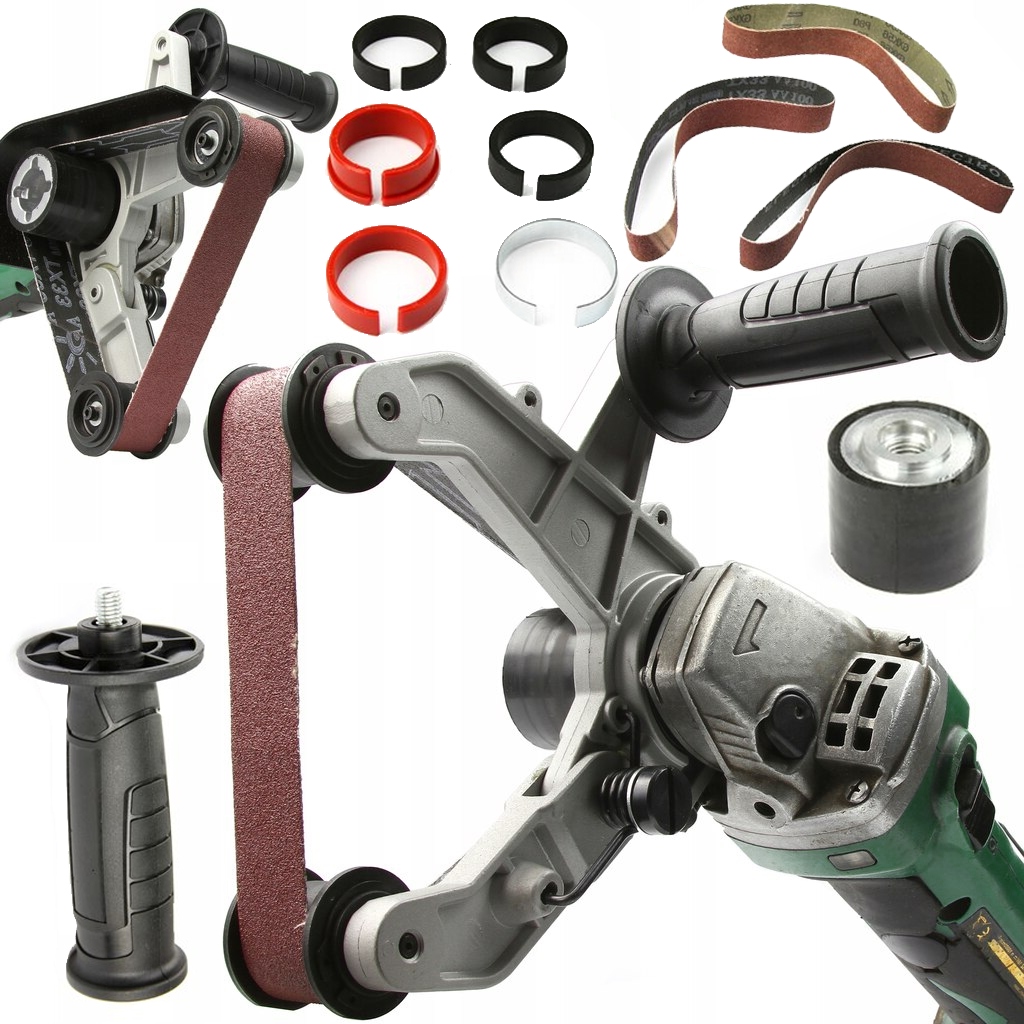 Przystawka Taśmowa Do Szlifowania I Polerowania Rur Pilnik Spawów