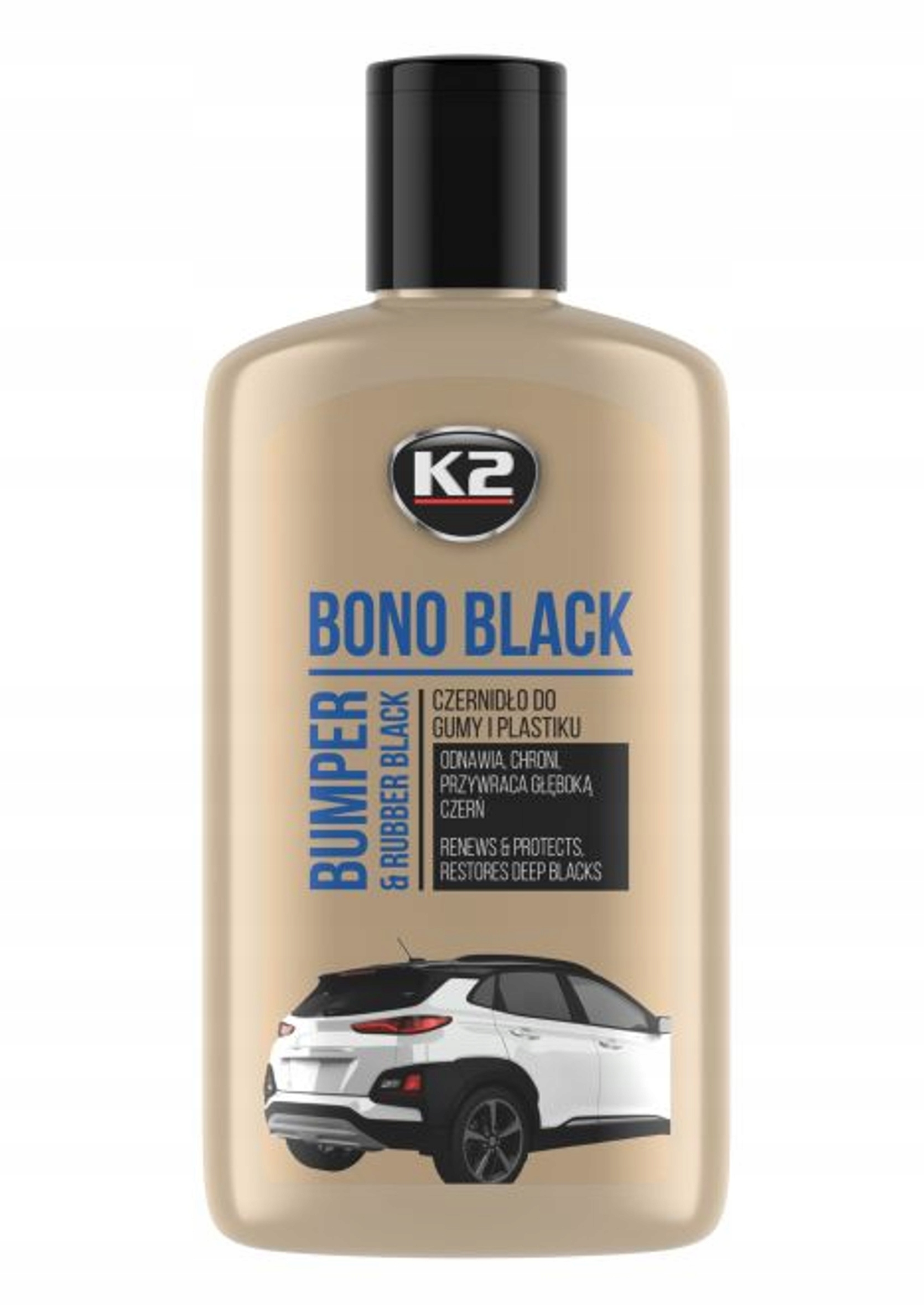 

K2 Bono Black Czernidło Do Gumy Plastików 250ml