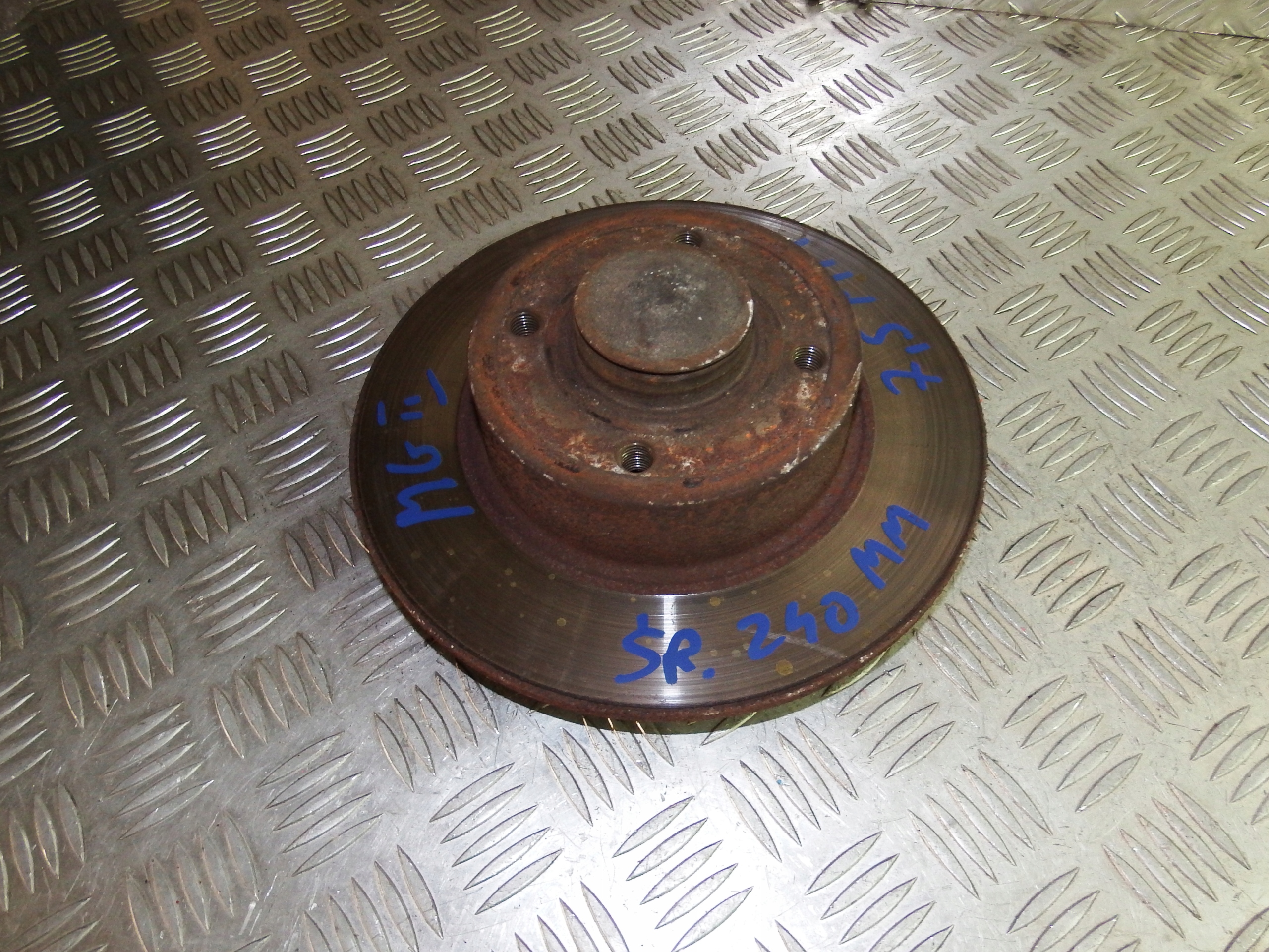 TARCZA HAMULCOWA ABS TYŁ MEGANE II 240MM 7,5MM