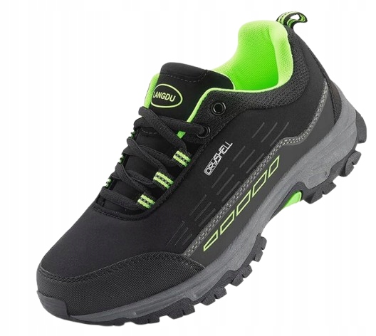 Langdu Buty Męskie Treningowe Czarne Z Zielonymi Elementami 40 J6E